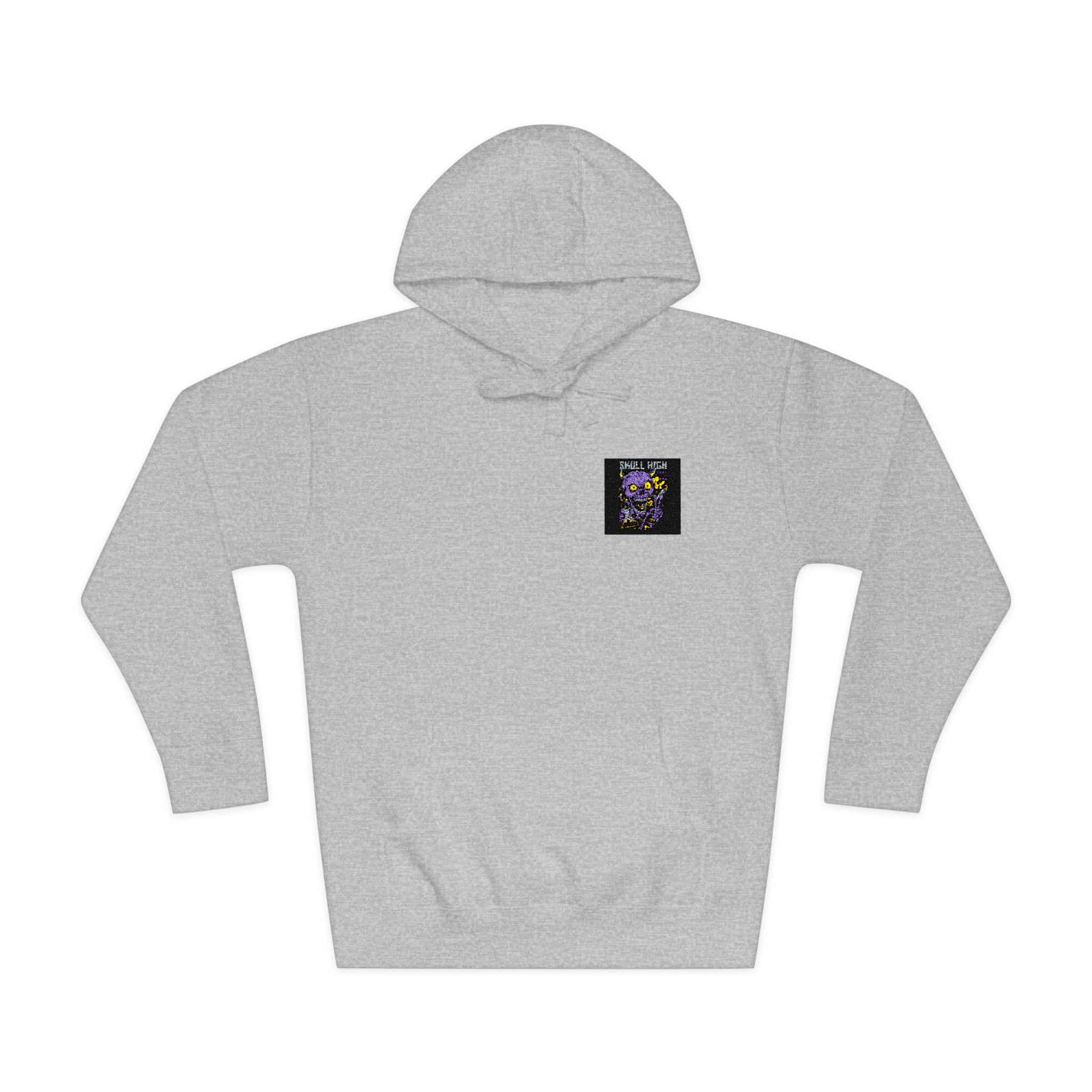 Skull High Cartoon Funny Unisex Fleece Hoodie - Image 13