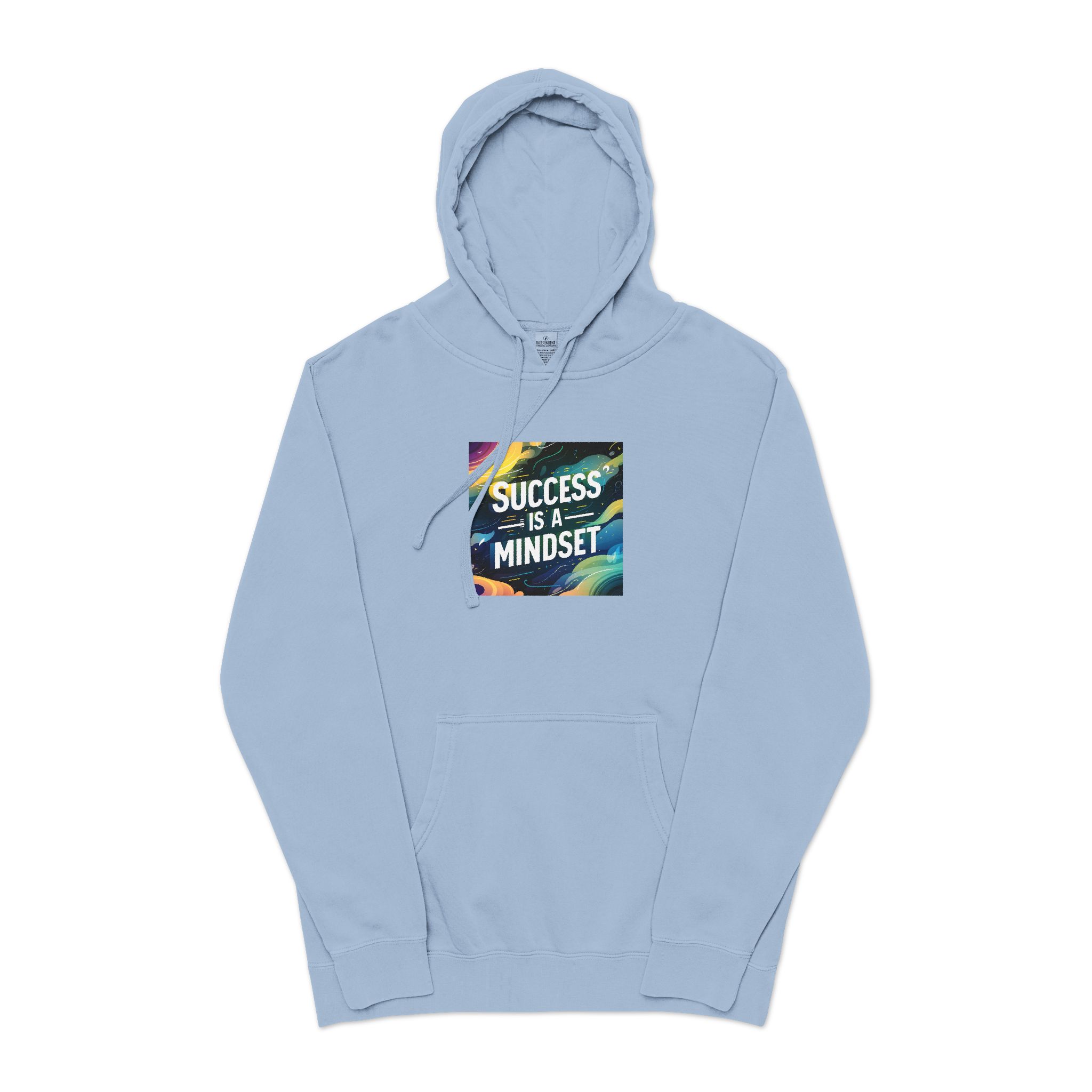 Success Is A Mindset Unisex Pigment Dyed Hoodie Embroidery - Image 17