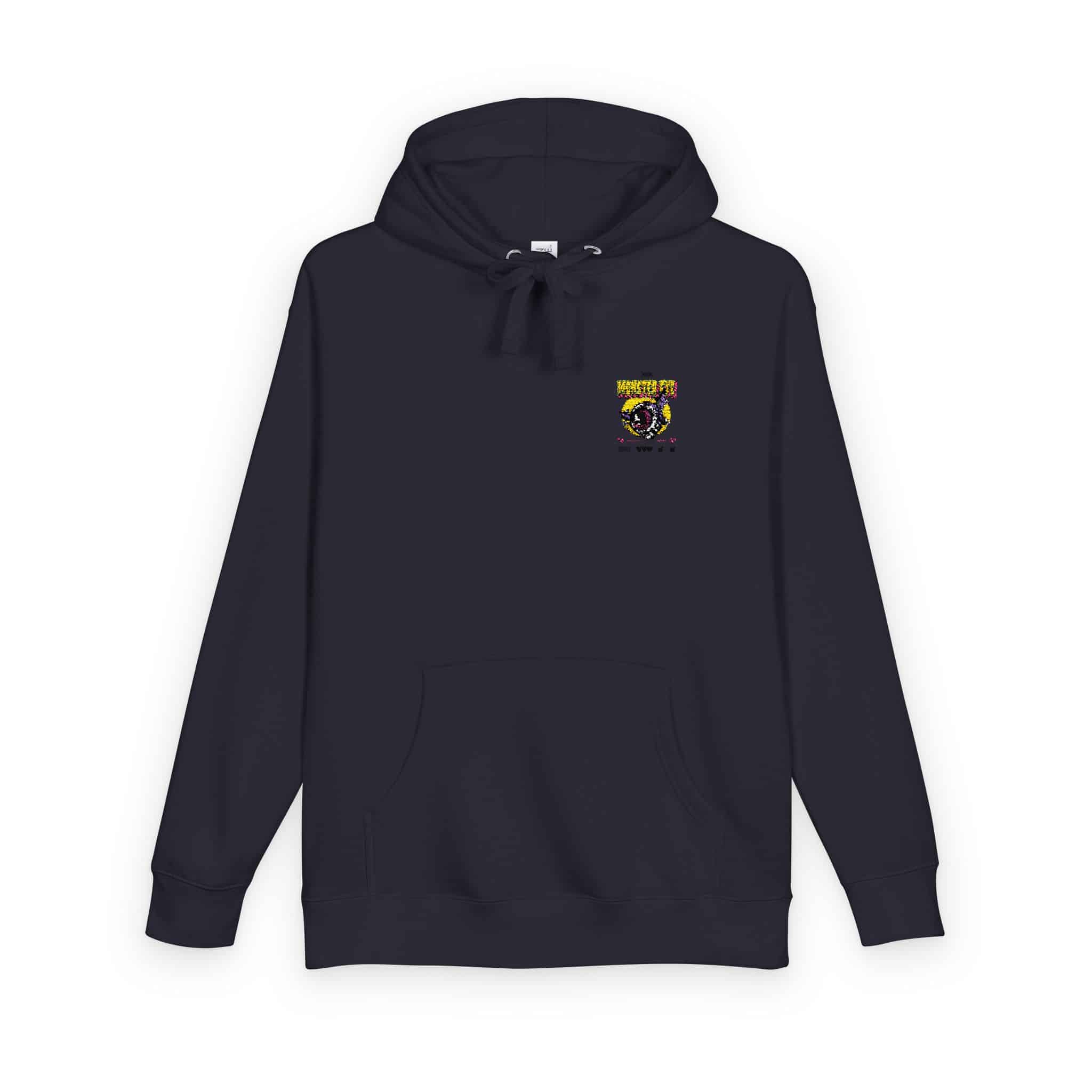 Typography Tshirt Design Monster Eye Unisex Fleece Hoodie - Image 22