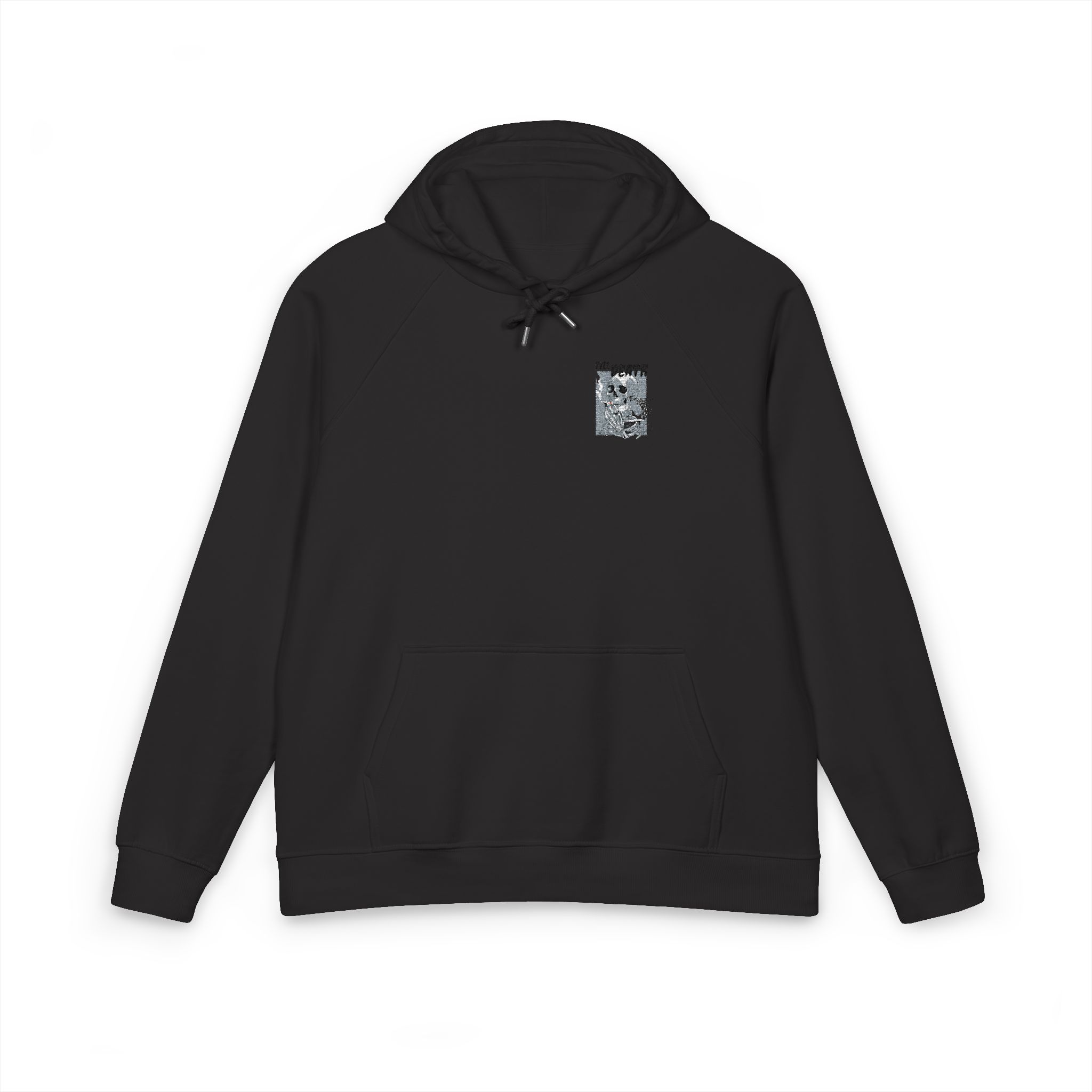 Till Death Unisex Eco Raglan Hoodie Embroidery - Image 17