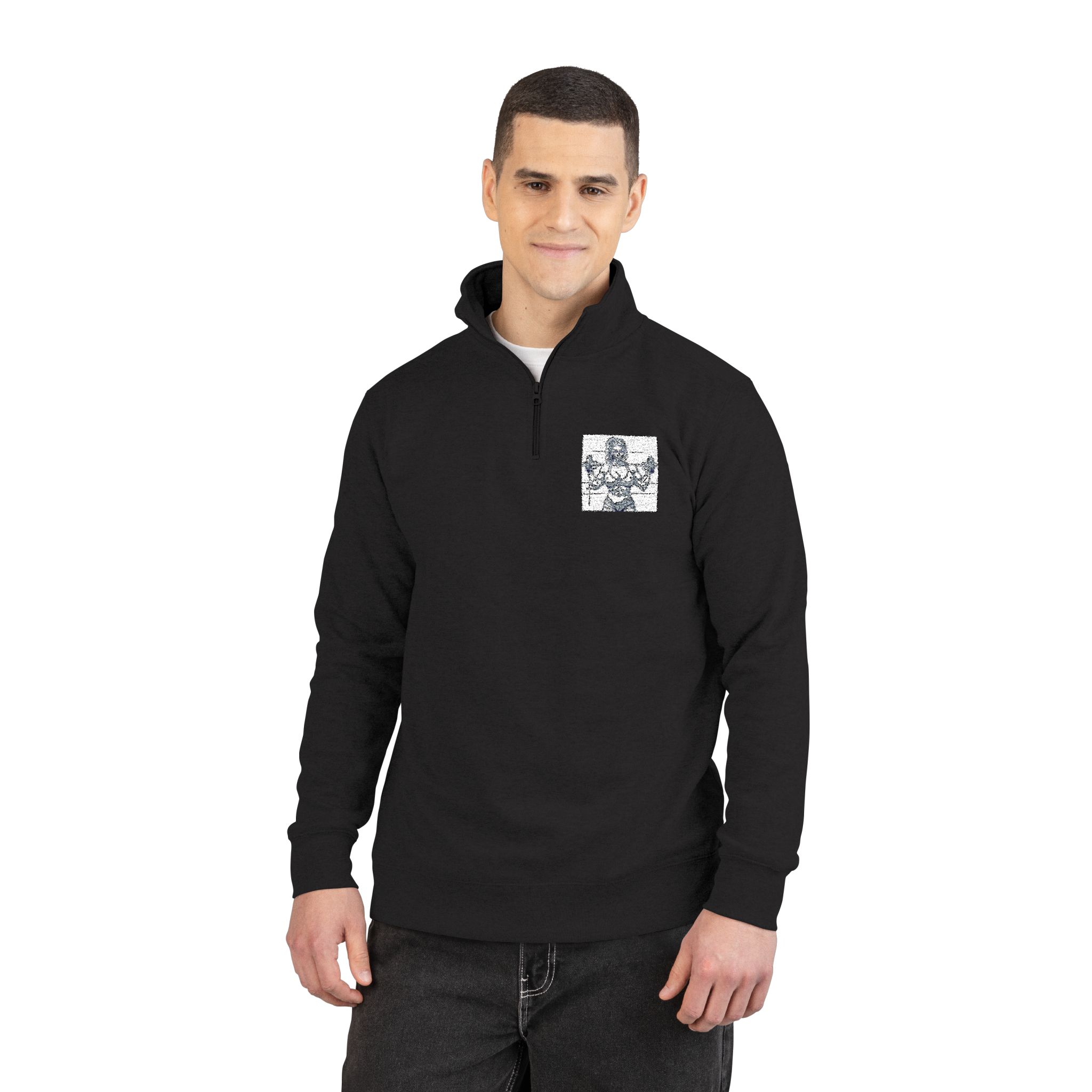 Crossfitt Girl V1 Unisex Fleece Pullover Embroidery - Image 3
