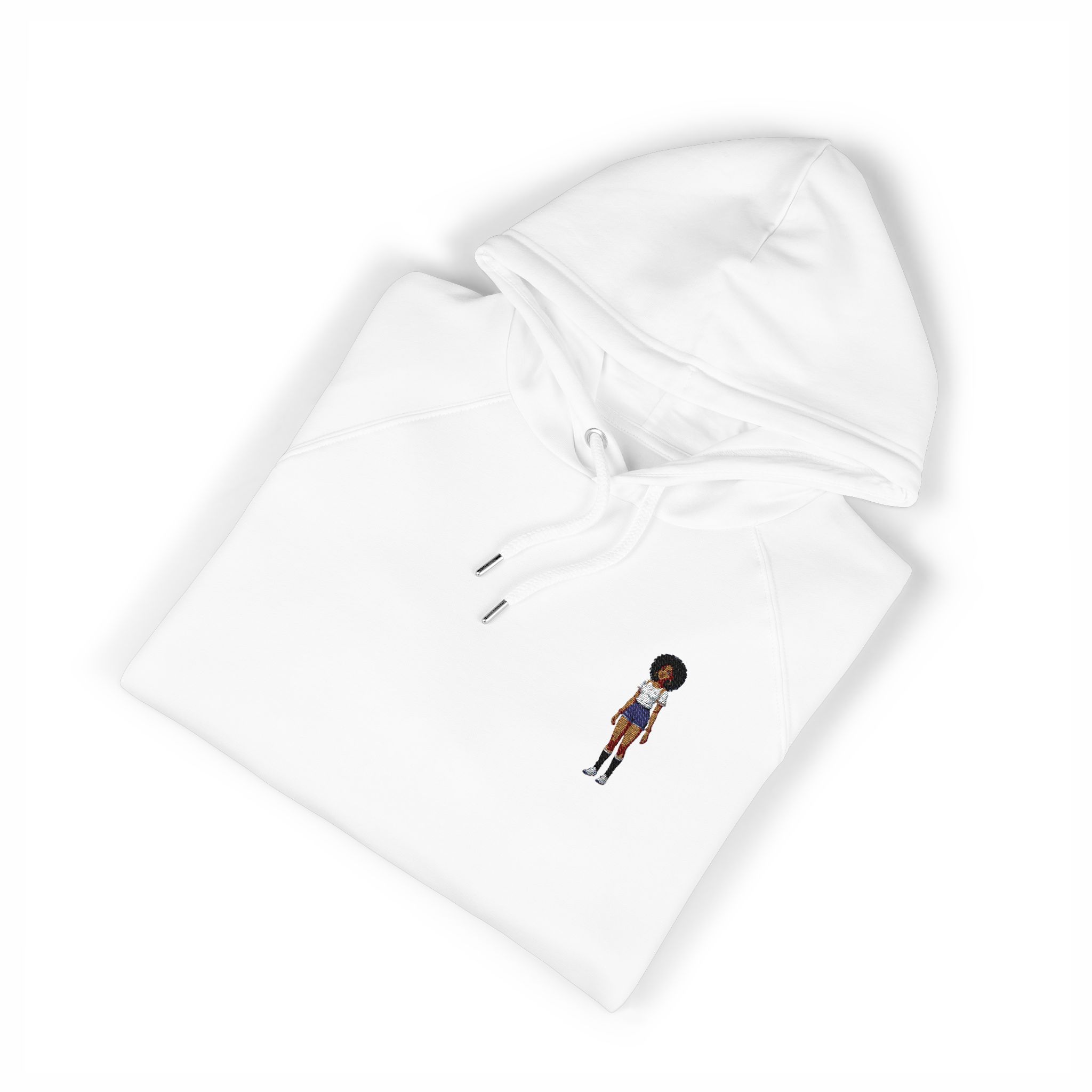 Super Sexy Girl V24 Unisex Eco Raglan Hoodie Embroidery - Image 3