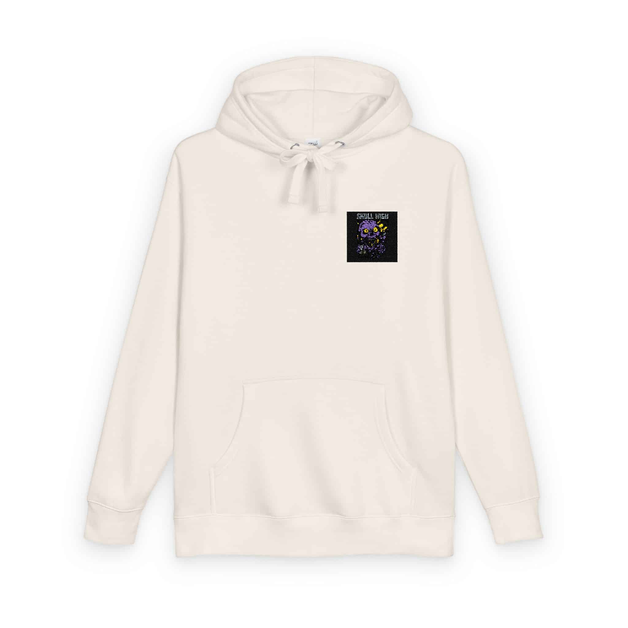 Skull High Cartoon Funny Unisex Fleece Hoodie - Image 6