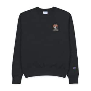 Biker Emblems Mens Champion Crewneck Sweatshirt