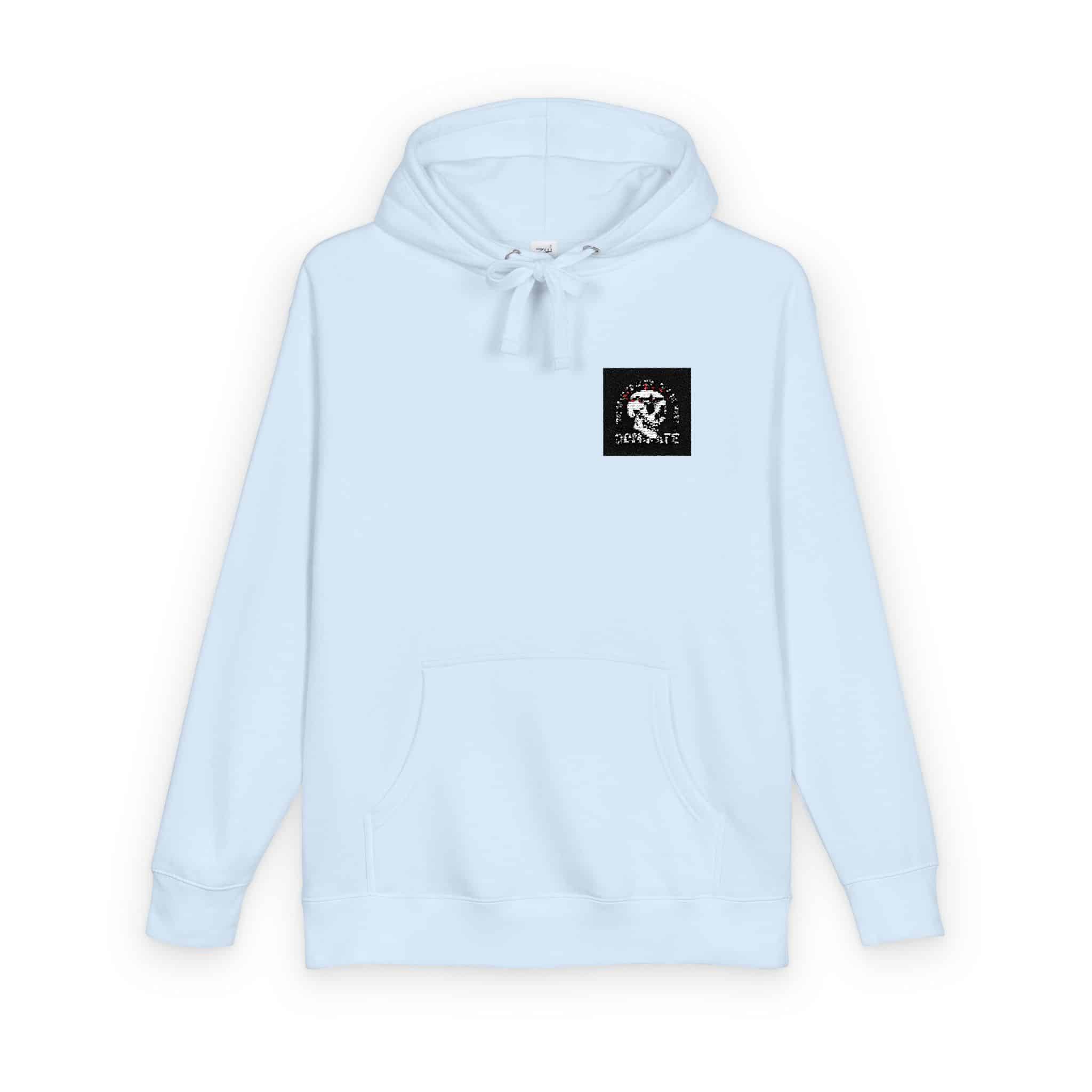 Streetwear Dark Skull Graphic Tshirt Design Vector Template Unisex Fleece Hoodie - Image 10