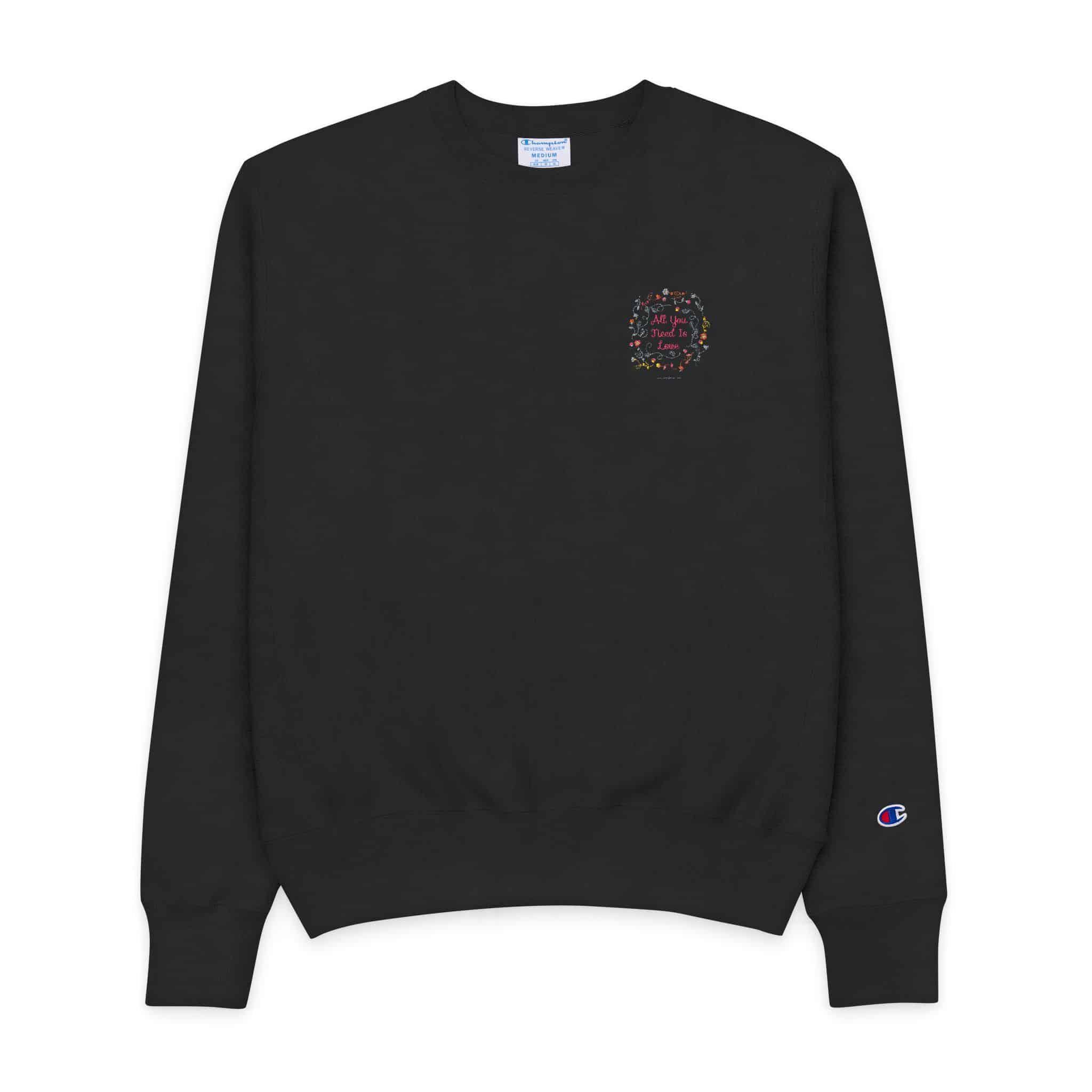 Romantic Valentine S Day Card Mens Champion Crewneck Sweatshirt