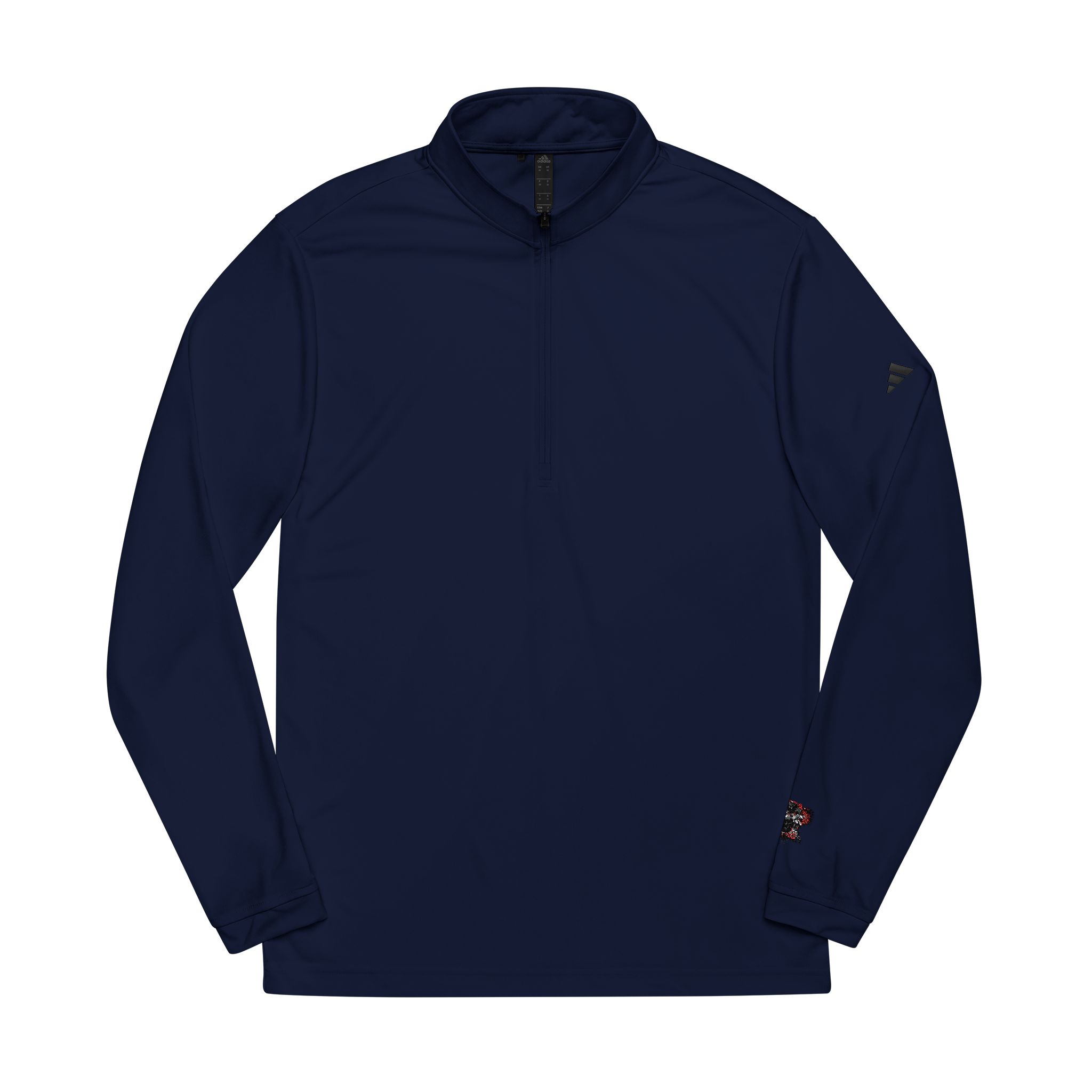 Gothic Sign With Skull Grunge Vintage Design T Shirts (21) Adidas Quarter Zip Pullover Embroidery - Image 9