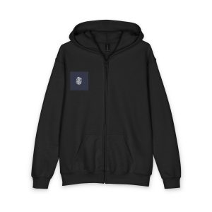 Zeus Logo Design Vector Illustration Youth Heavy Blend Zipped Hoodie