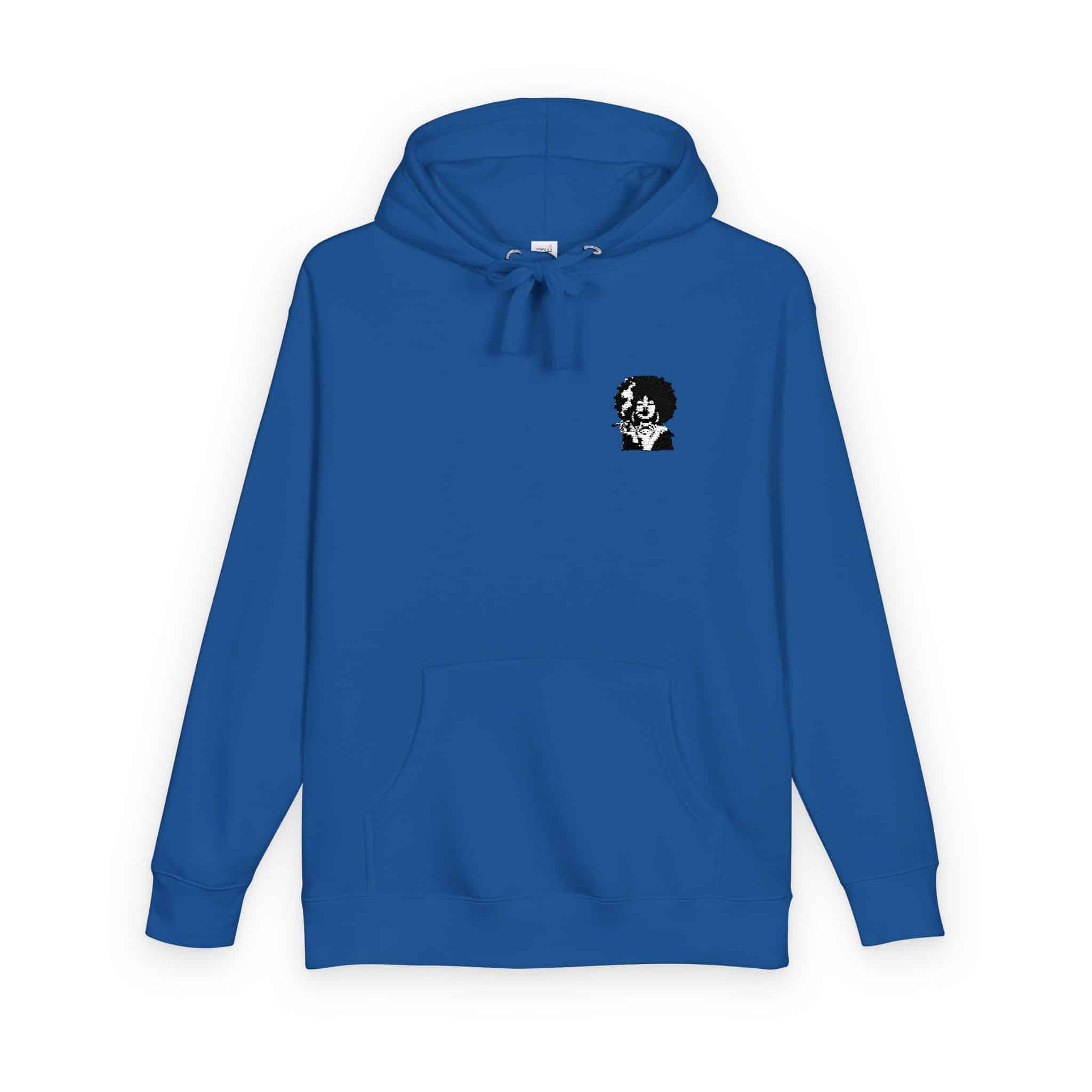Afro Girl Smoking Svg 1 Unisex Fleece Hoodie - Image 18