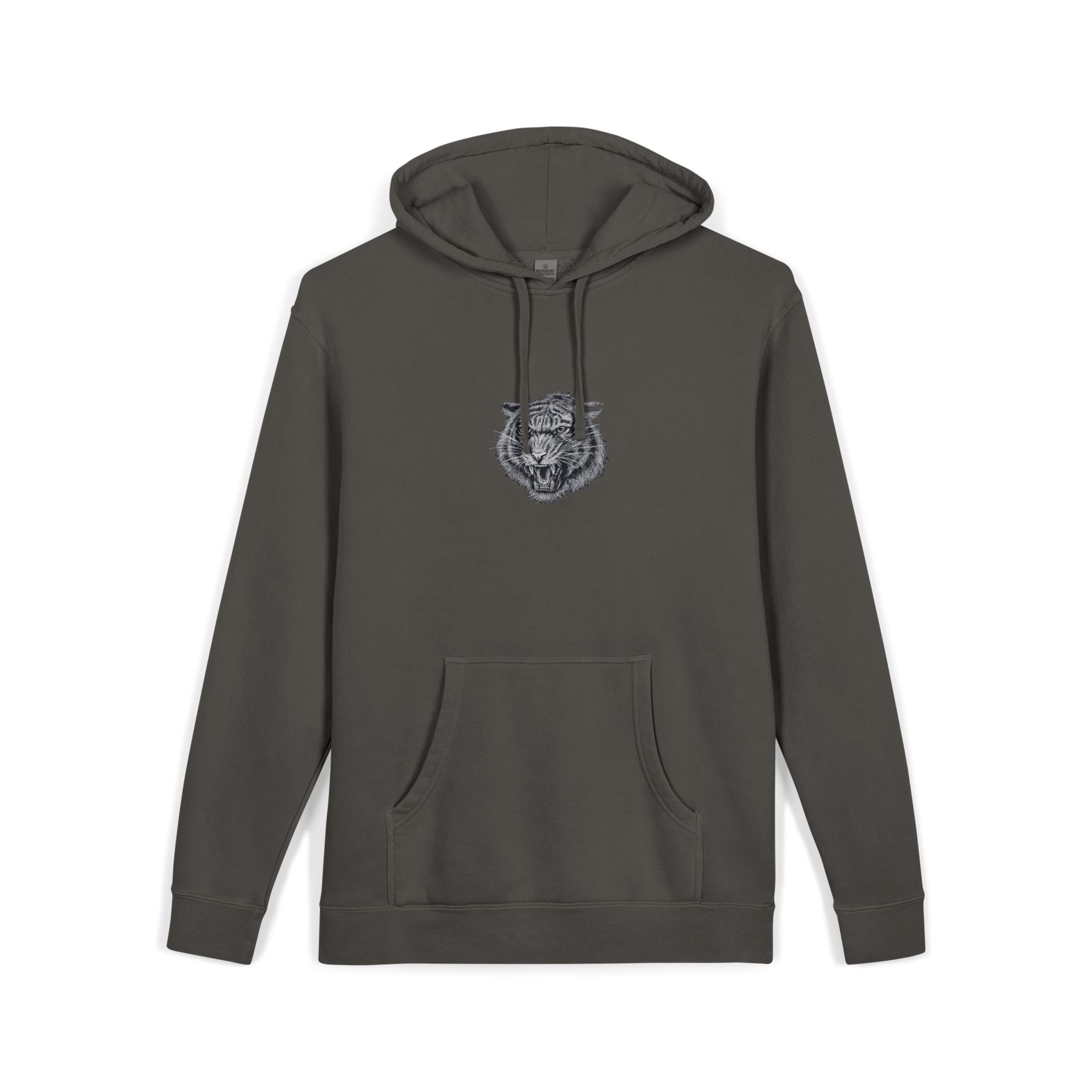 Tiger Copia Unisex Pigment Dyed Hoodie Embroidery - Image 27