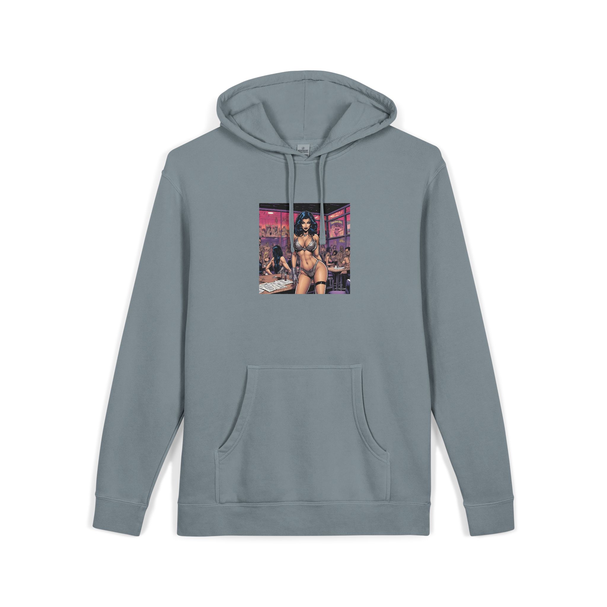 Sexy Woman 4 Unisex Pigment Dyed Hoodie Embroidery - Image 23