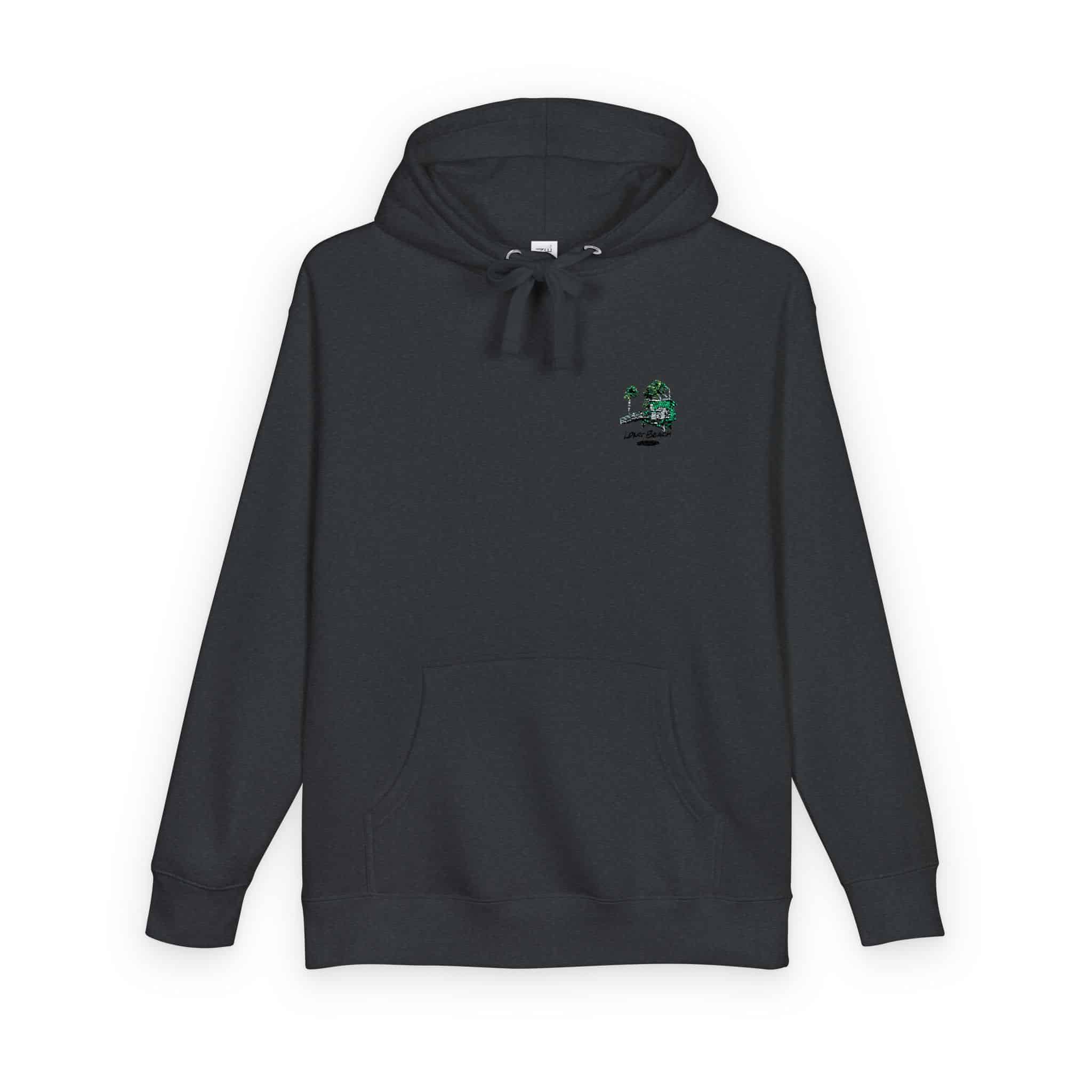 Long Beach California Unisex Fleece Hoodie - Image 26