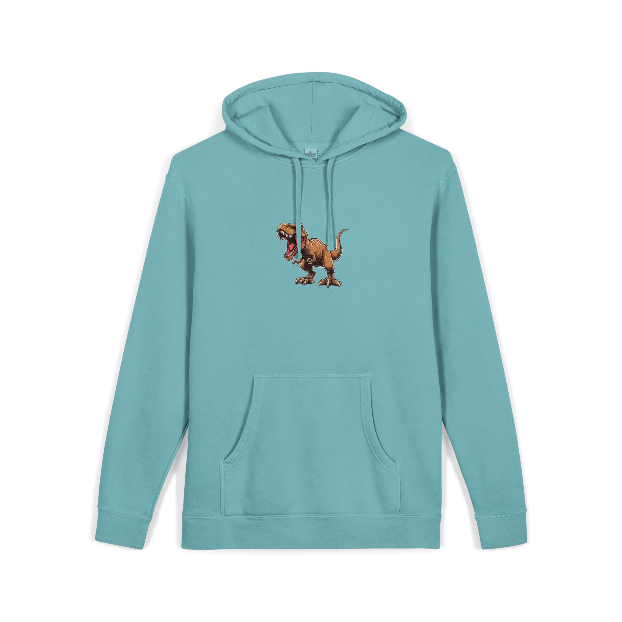 T Rex 1 Unisex Pigment Dyed Hoodie Embroidery - Image 11