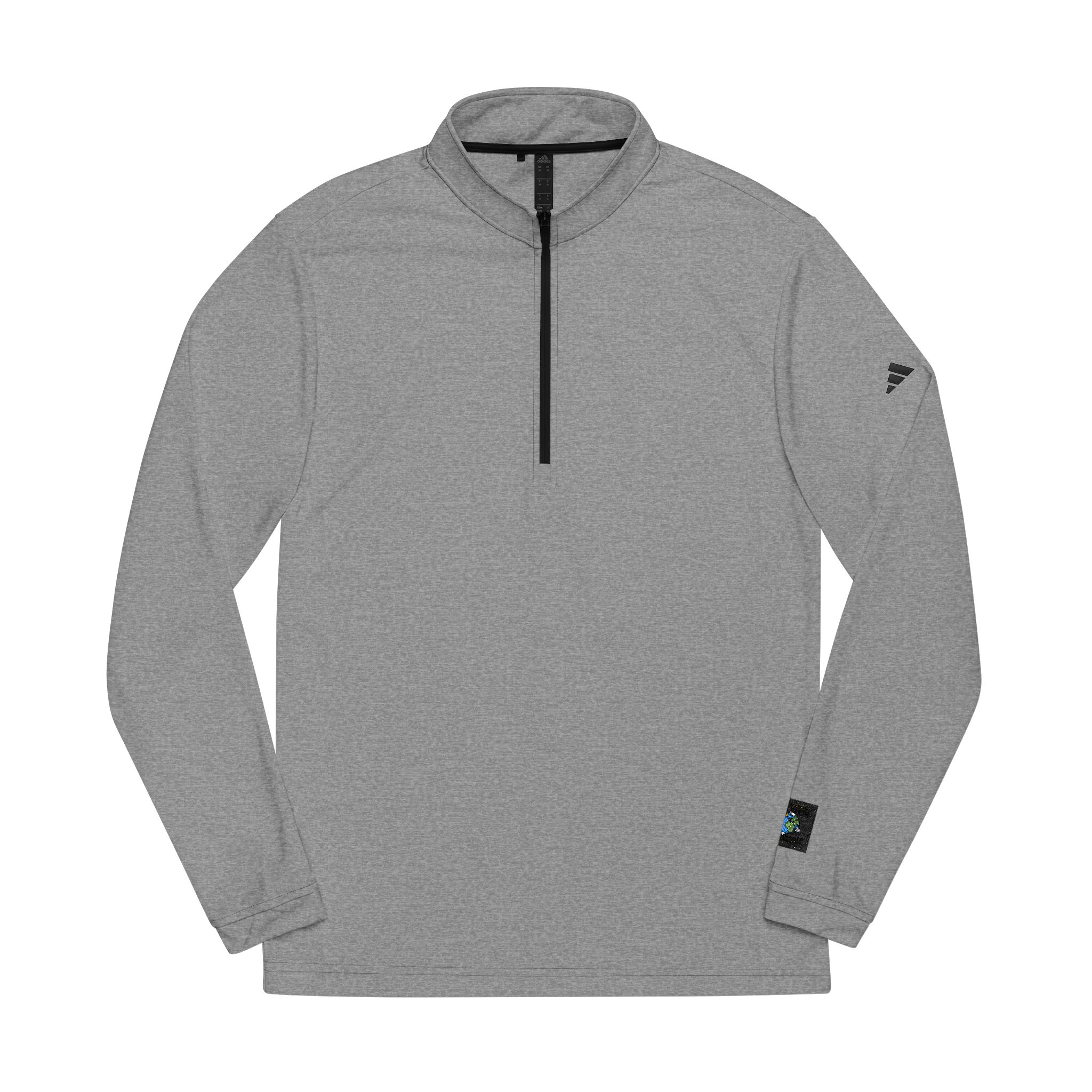Earthday Design Adidas Quarter Zip Pullover Embroidery - Image 5
