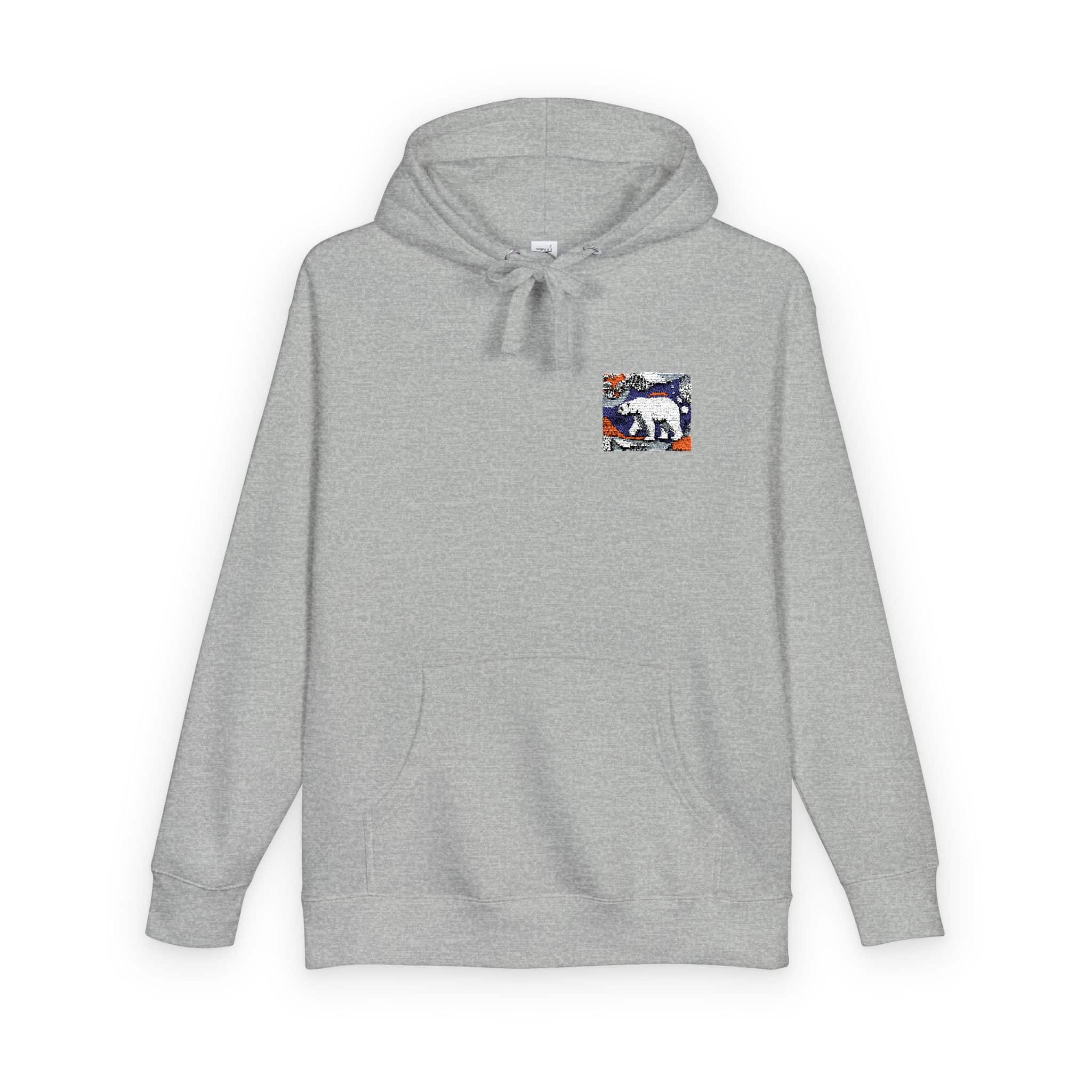 Polar Bear 3 Unisex Fleece Hoodie - Image 14