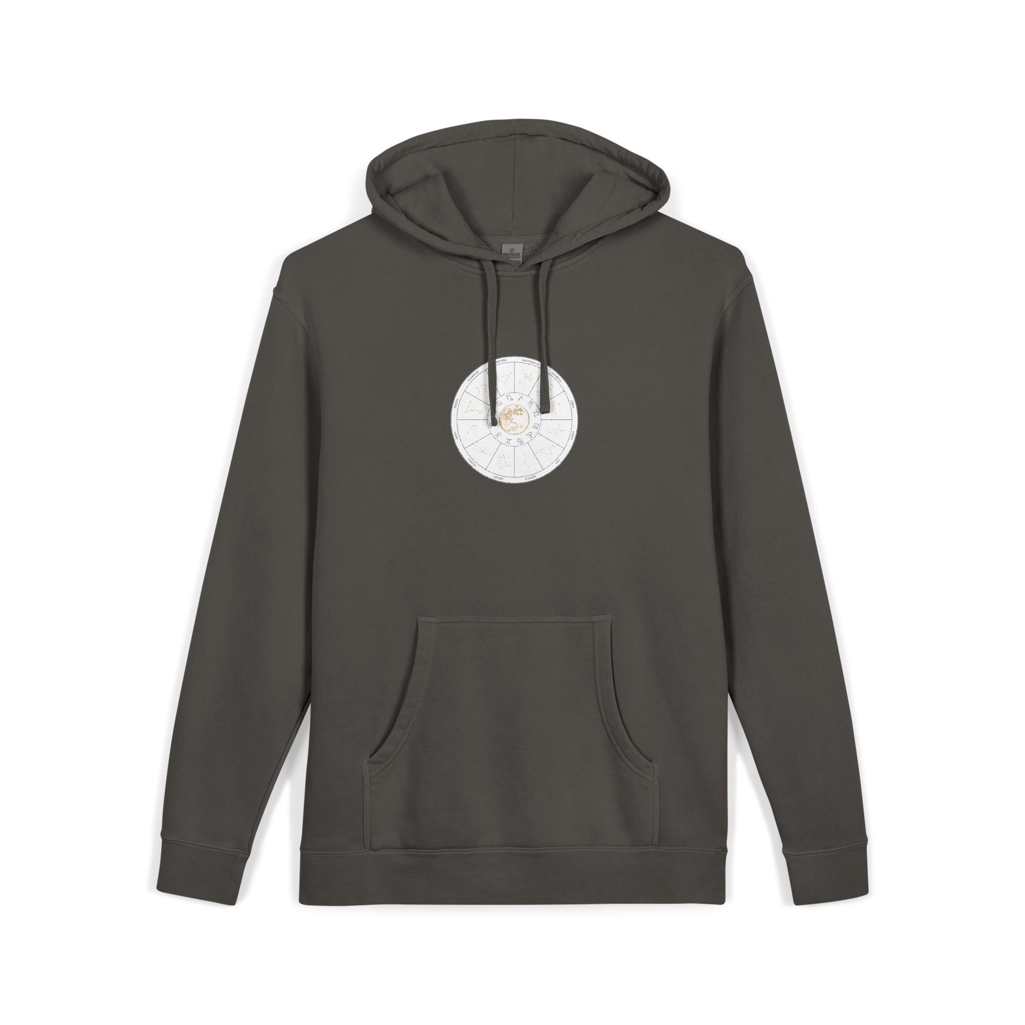 Zodiac Unisex Pigment Dyed Hoodie Embroidery - Image 27
