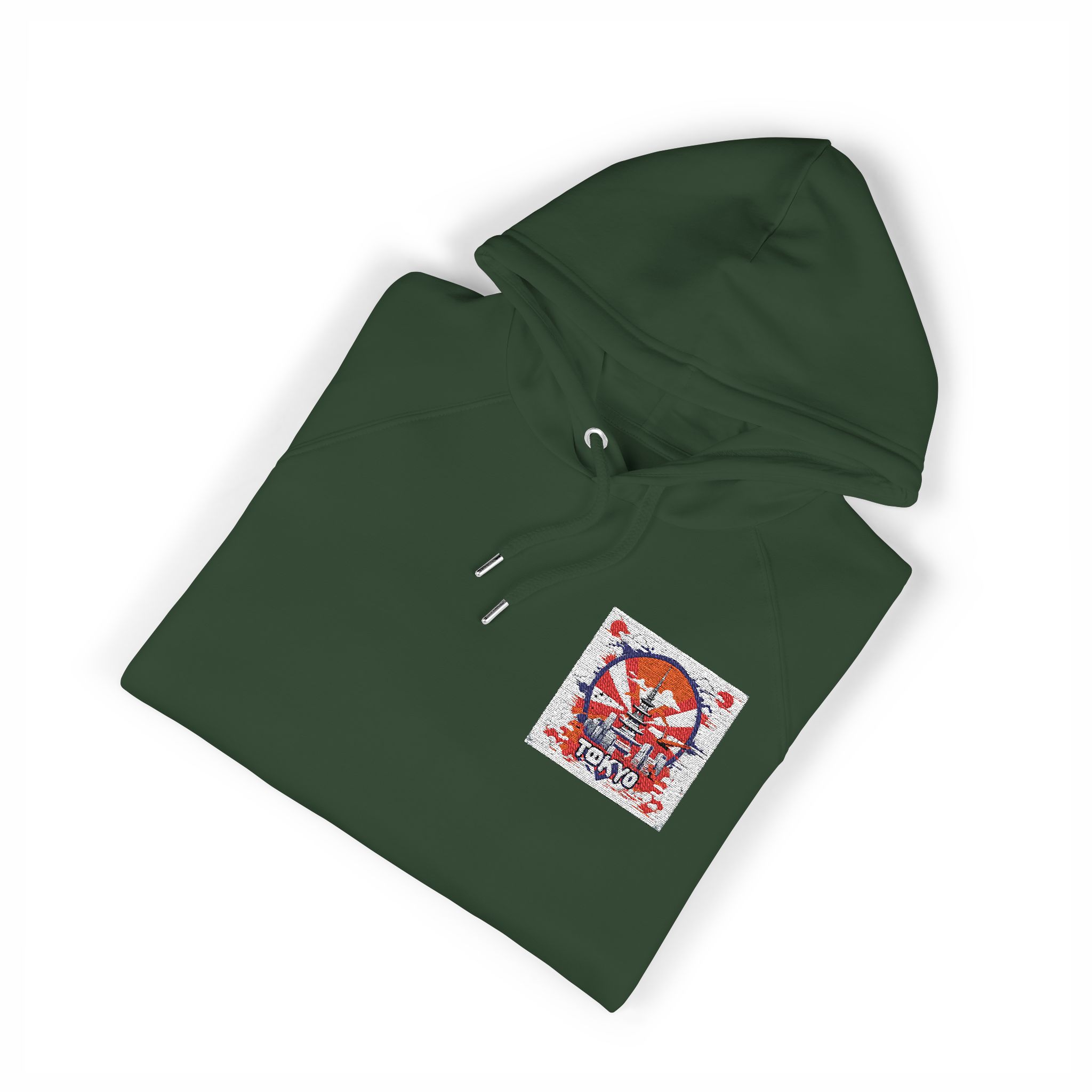 Tokyo V1 Unisex Eco Raglan Hoodie Embroidery - Image 15