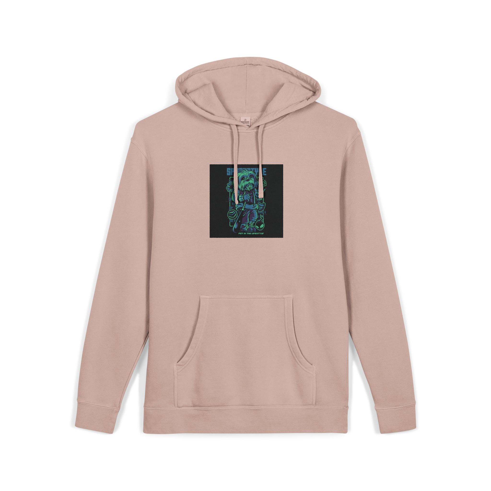 Sportstyle Unisex Pigment Dyed Hoodie Embroidery - Image 3