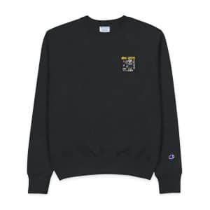 Cool Spirits Skull Retro Design Vector Copia Mens Champion Crewneck Sweatshirt