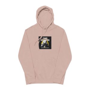 Streetwear Design Fake Romance Unisex Pigment Dyed Hoodie Embroidery