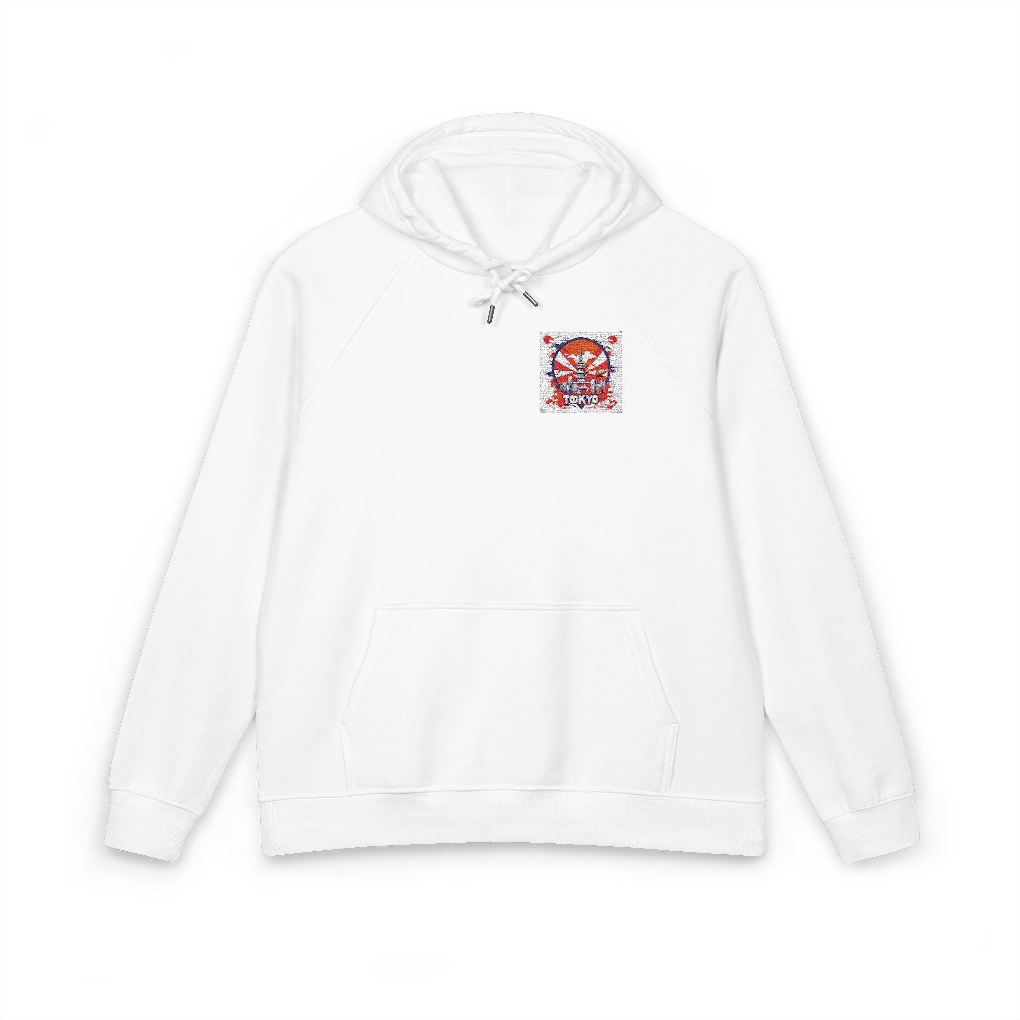 Tokyo V1 Unisex Eco Raglan Hoodie Embroidery