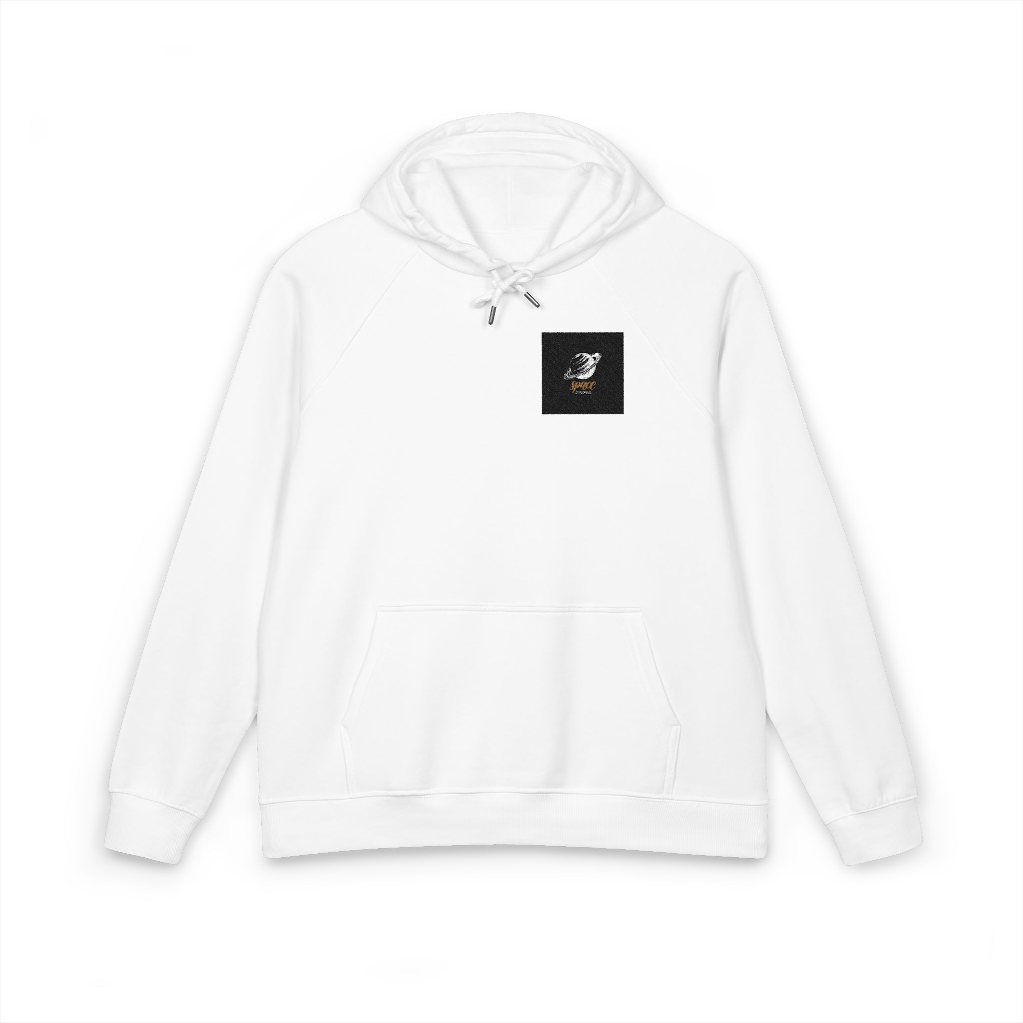 Space Exploring Unisex Eco Raglan Hoodie Embroidery