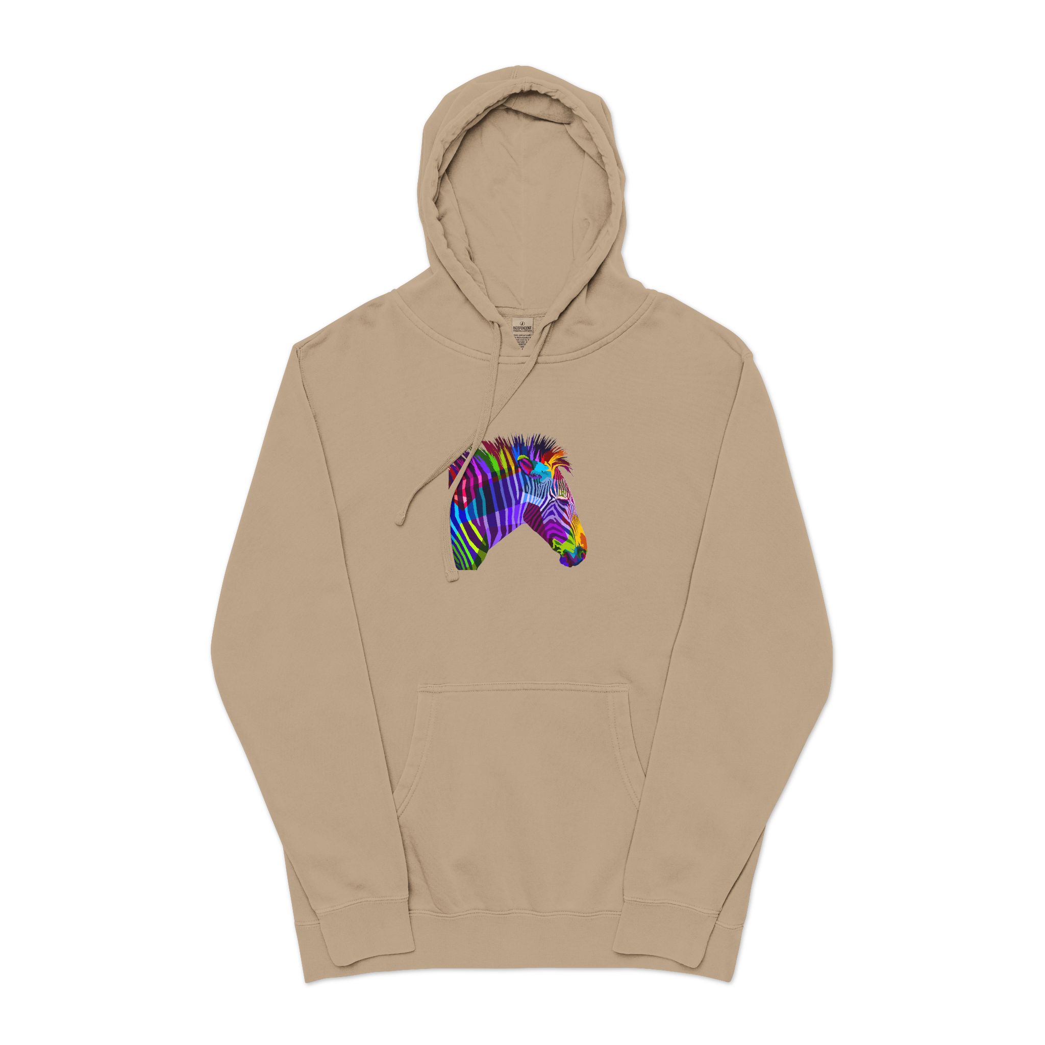 Original Design CA3D14 Unisex Pigment Dyed Hoodie Embroidery - Image 5