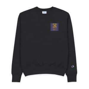 Crazy Skull Mens Champion Crewneck Sweatshirt