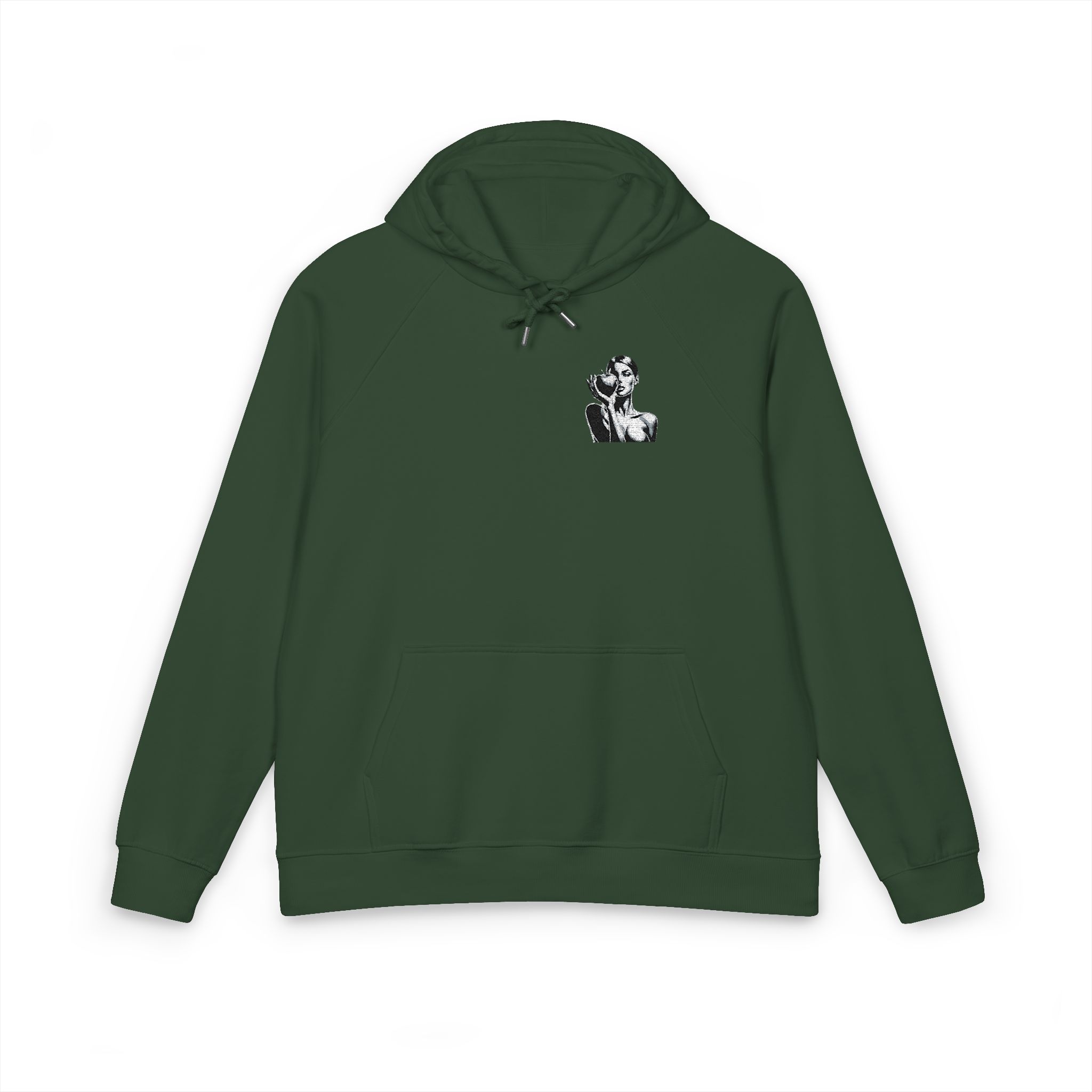 Woman Apple 181409 Unisex Eco Raglan Hoodie Embroidery - Image 13