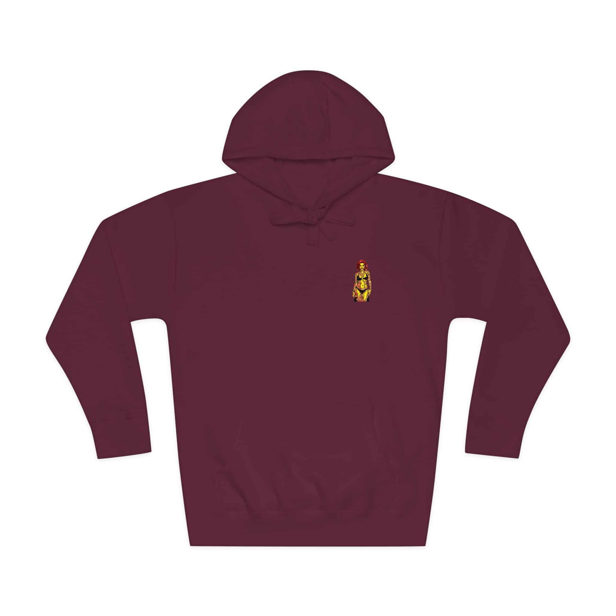Tattooed Sexy Woman 30 Unisex Fleece Hoodie - Image 29