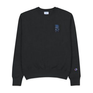 Astro Style Scottish Fold Mens Champion Crewneck Sweatshirt