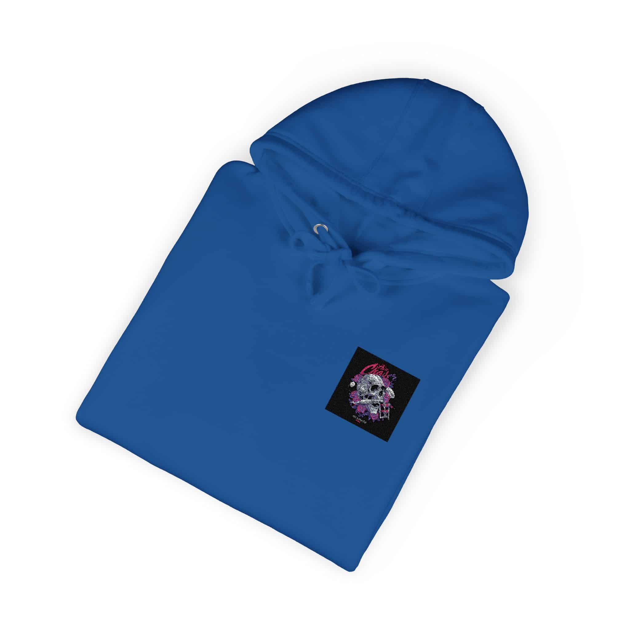 Skull Tattoomachine With Text Illustration Unisex Fleece Hoodie - Image 20