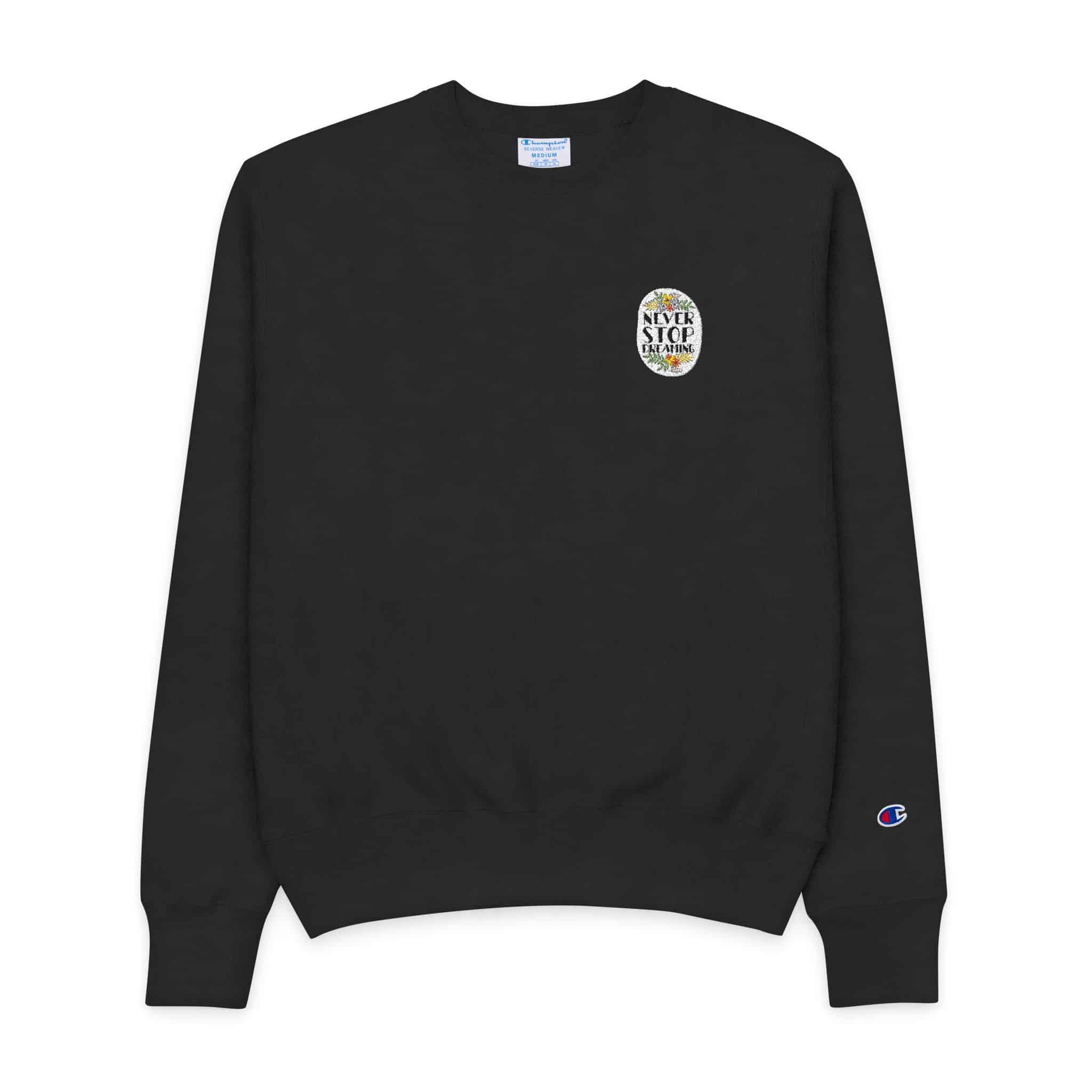 Never Stop Dreaming V1 Mens Champion Crewneck Sweatshirt