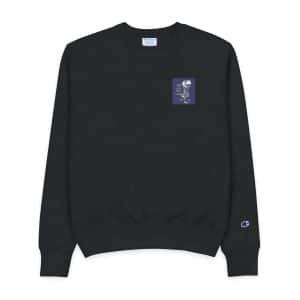 Cool Dinosaur Skeleton Mens Champion Crewneck Sweatshirt