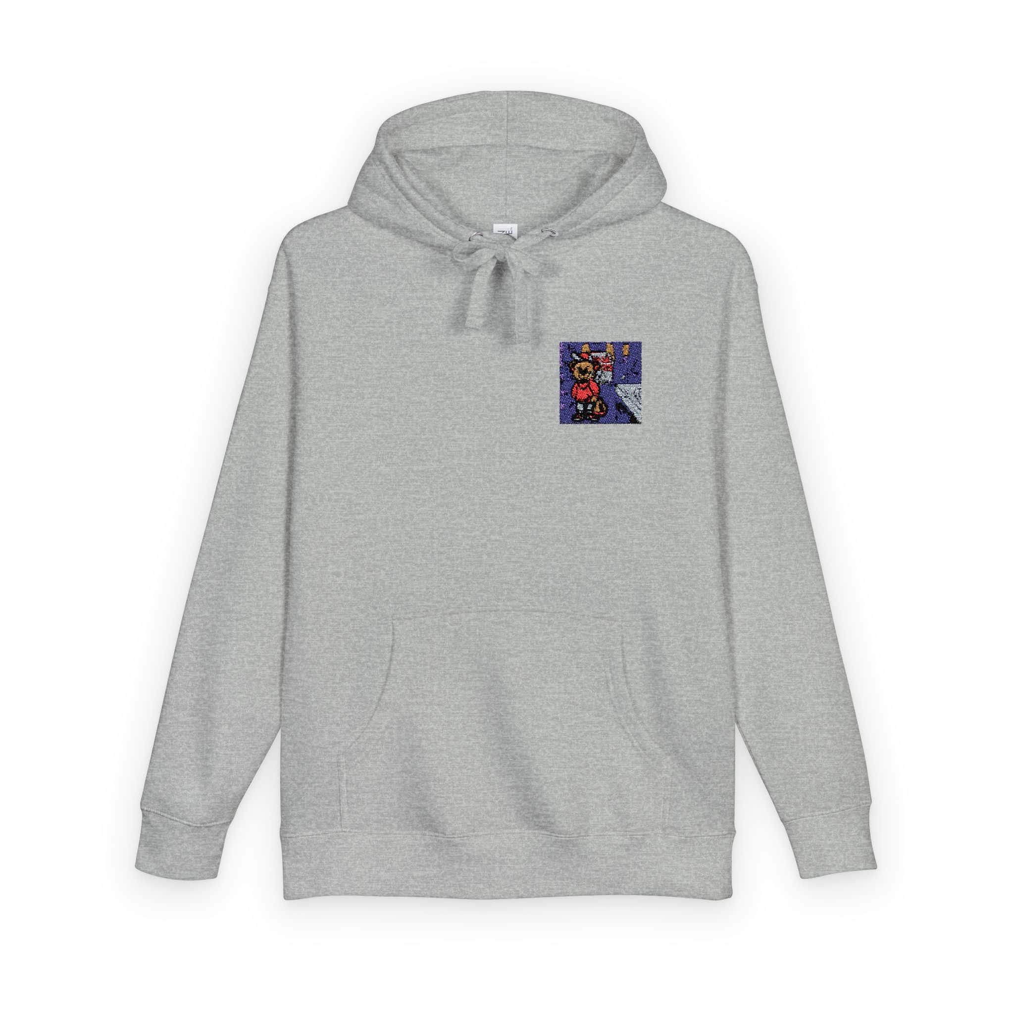 Bear Gangster Member Steals Money Unisex Fleece Hoodie - Image 14