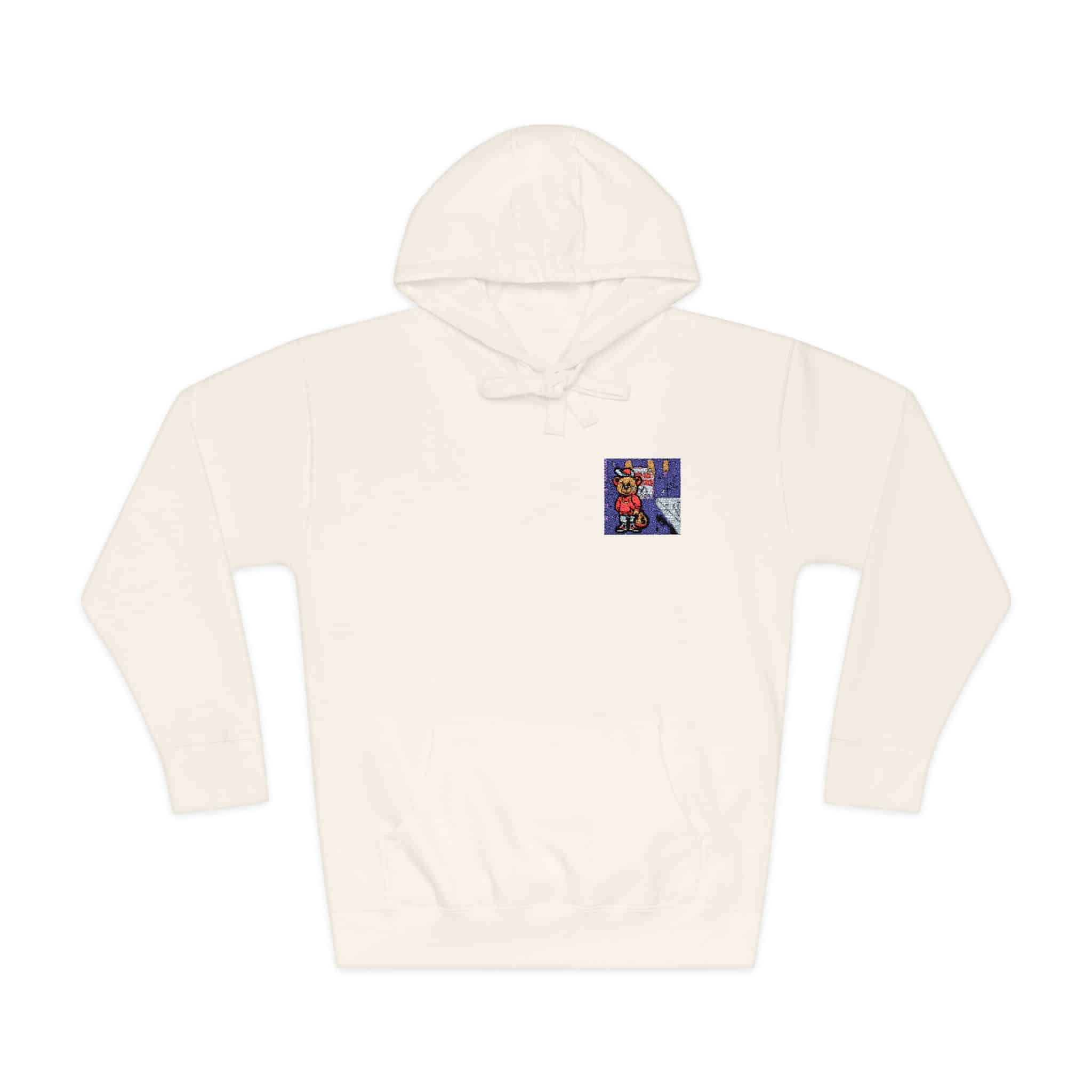 Bear Gangster Member Steals Money Unisex Fleece Hoodie - Image 5