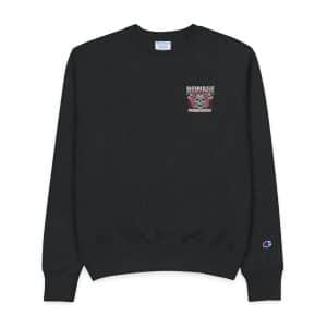 Gothic Sign With Skull Grunge Vintage Design T Shirts (25) Mens Champion Crewneck Sweatshirt