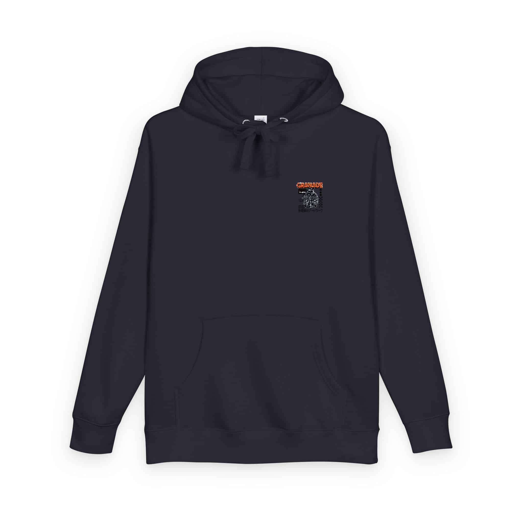 Bone Grenade Shirt Design Vector Unisex Fleece Hoodie - Image 22