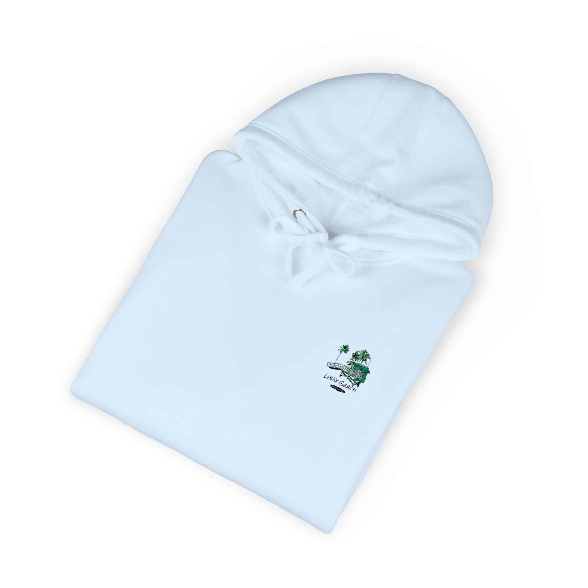 Long Beach California Unisex Fleece Hoodie - Image 12