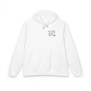 Cute Hand Drawn Phrases and Quotes Unisex Eco Raglan Hoodie Embroidery