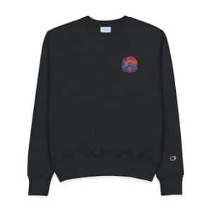 Vintage Vibes Crafting Timeless Retro Summer Tshirt Vector Illustrations Mens Champion Crewneck Sweatshirt