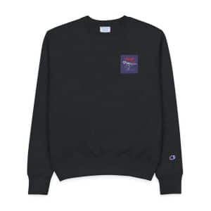 Dream Big Slogan With Cartoon Dinosaur Skeleton Vector Illustration Mens Champion Crewneck Sweatshirt