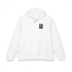 Undead Killer Black White Unisex Eco Raglan Hoodie Embroidery