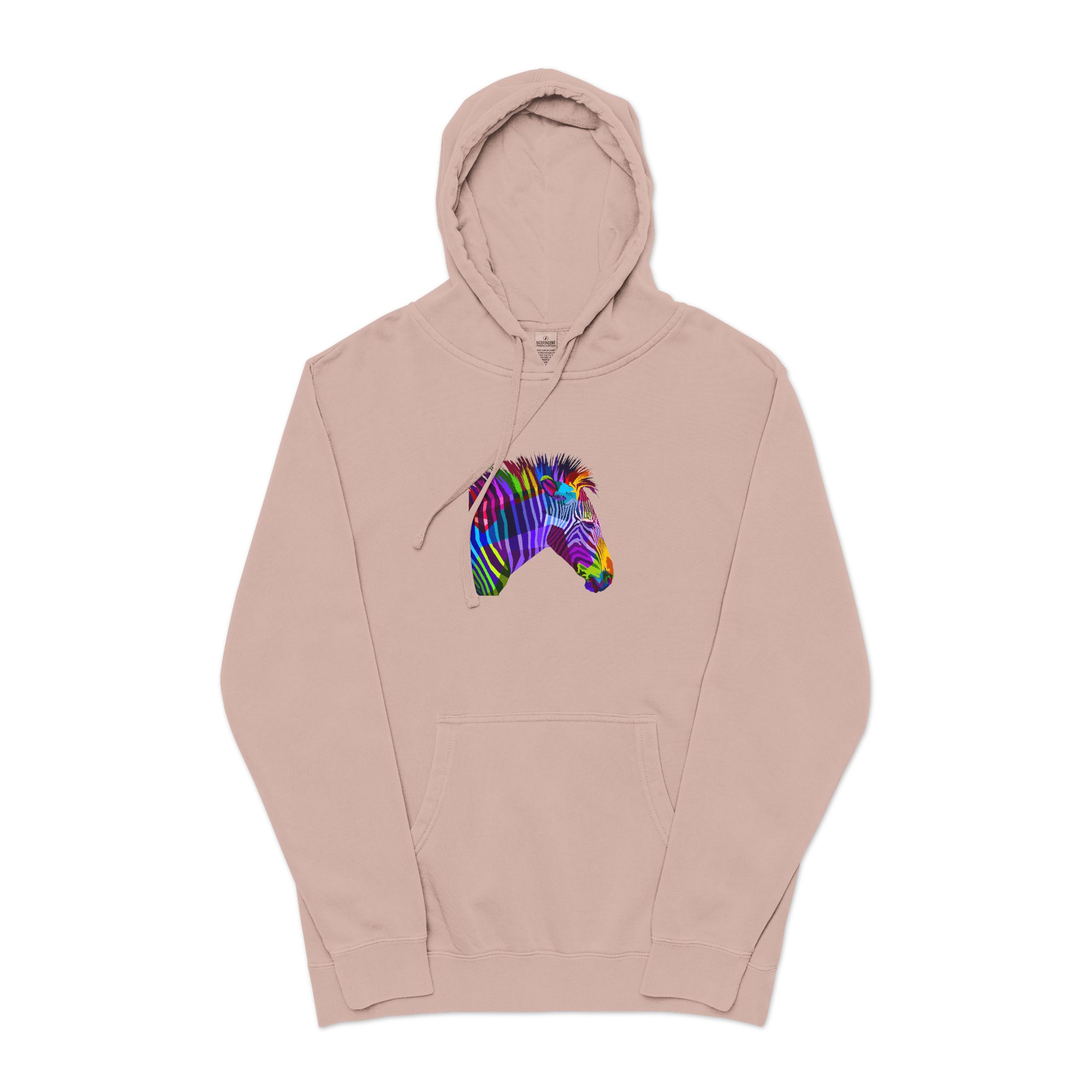 Original Design CA3D14 Unisex Pigment Dyed Hoodie Embroidery