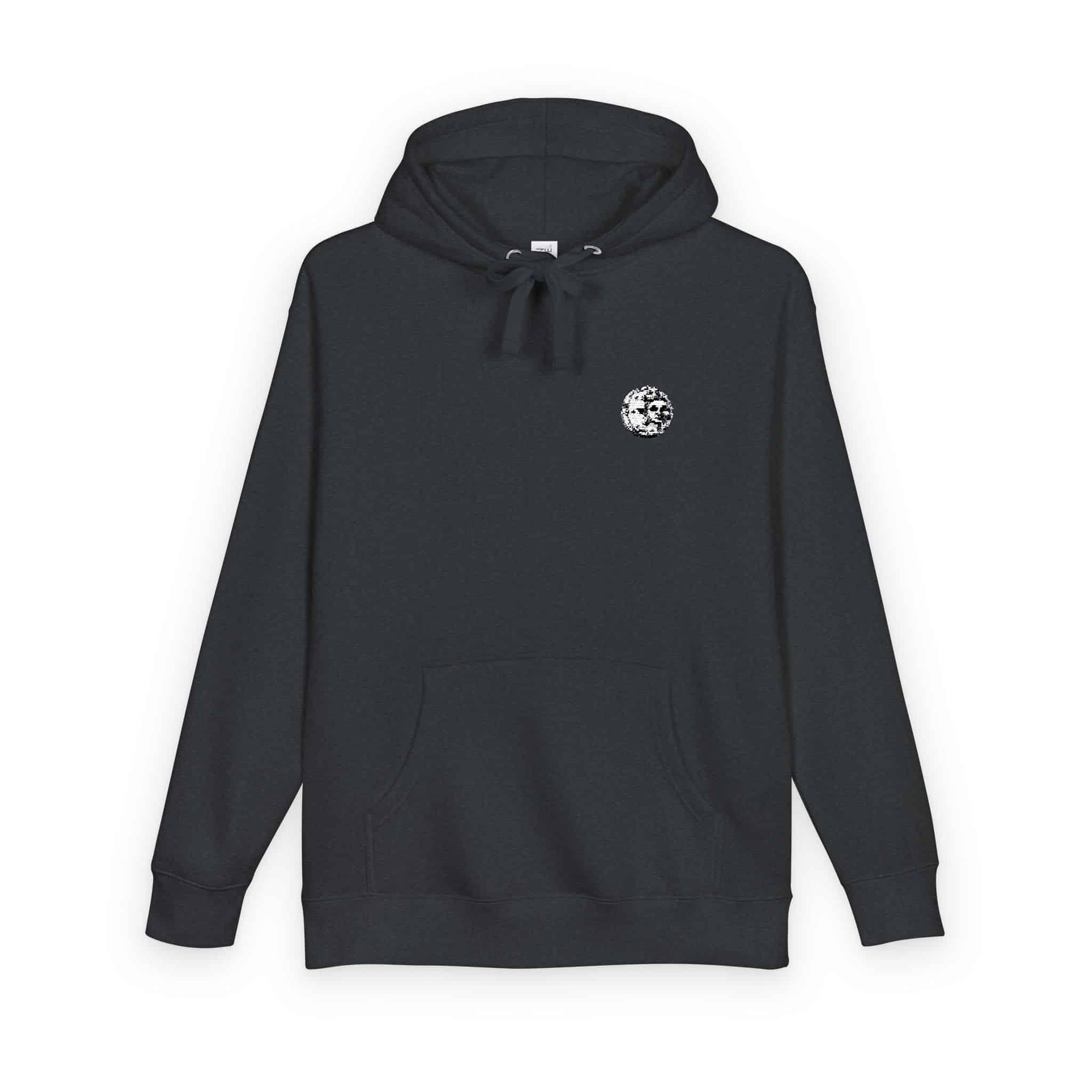 Sun Crescent Engraving Unisex Fleece Hoodie - Image 26