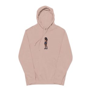 Super Sexy Girl V23 Unisex Pigment Dyed Hoodie Embroidery