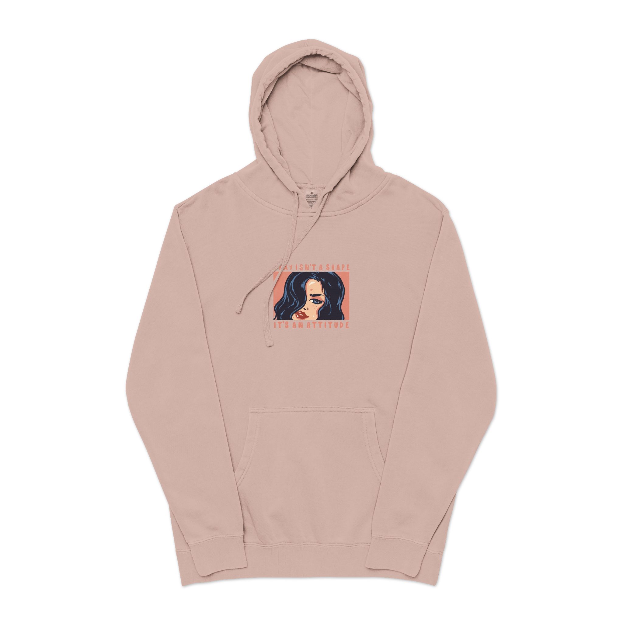 Sexy Isnt A Shape Unisex Pigment Dyed Hoodie Embroidery