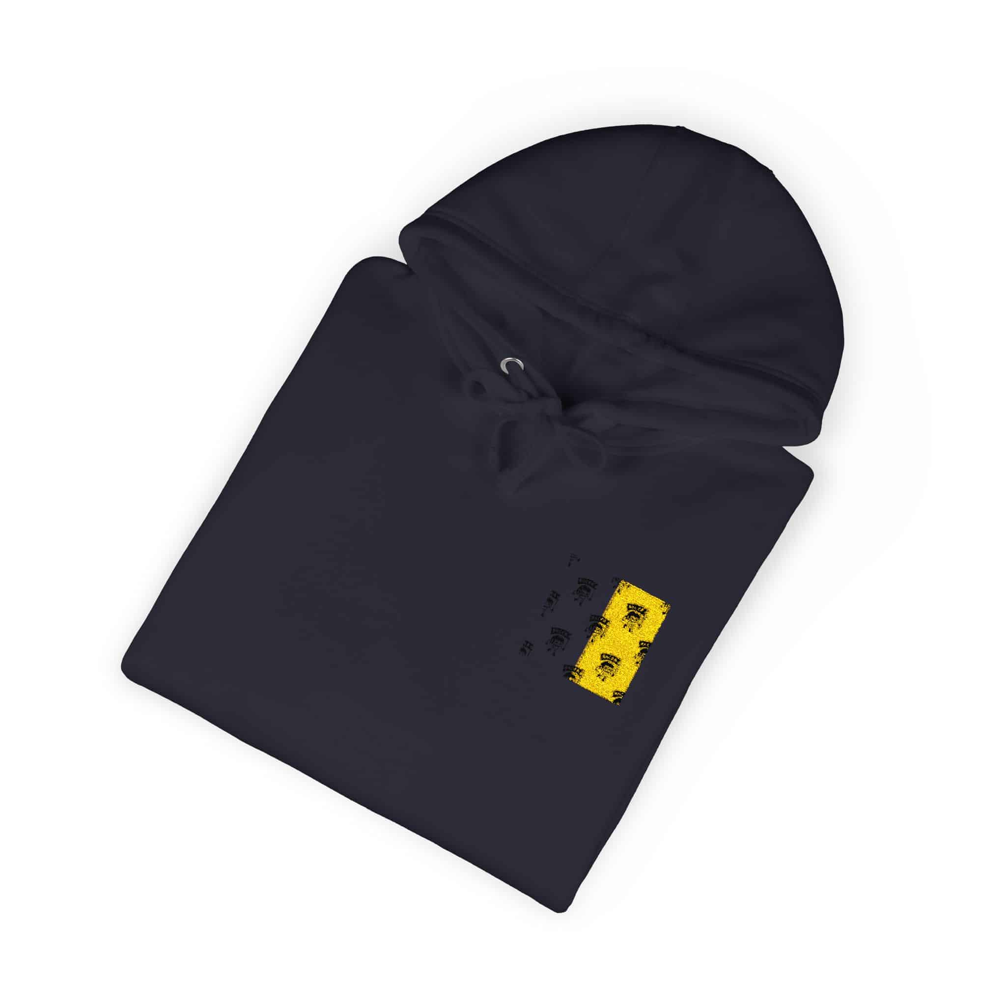 Rider Skull Holding Flag Seamless Pattern Background Illustration Unisex Fleece Hoodie - Image 24