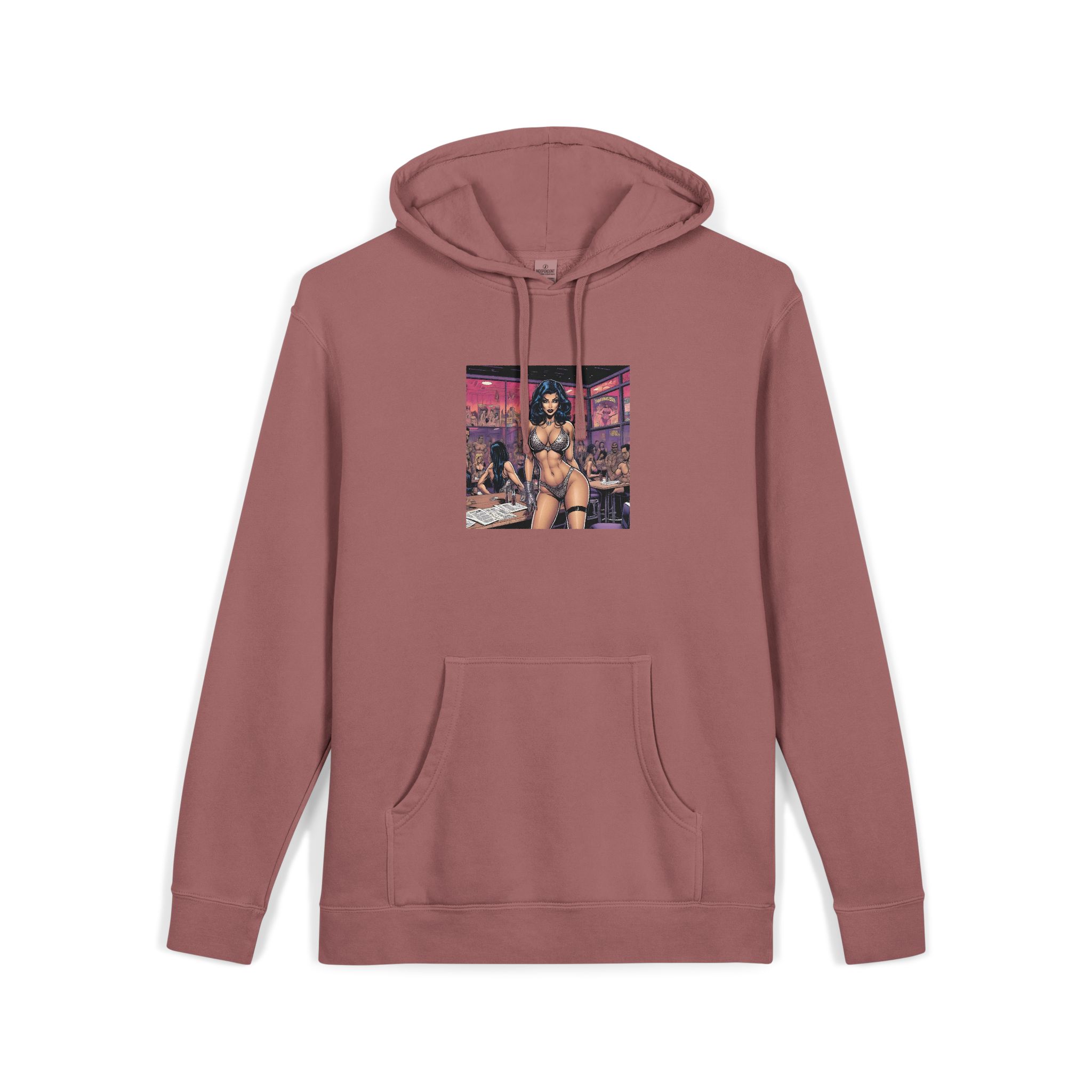 Sexy Woman 4 Unisex Pigment Dyed Hoodie Embroidery - Image 31