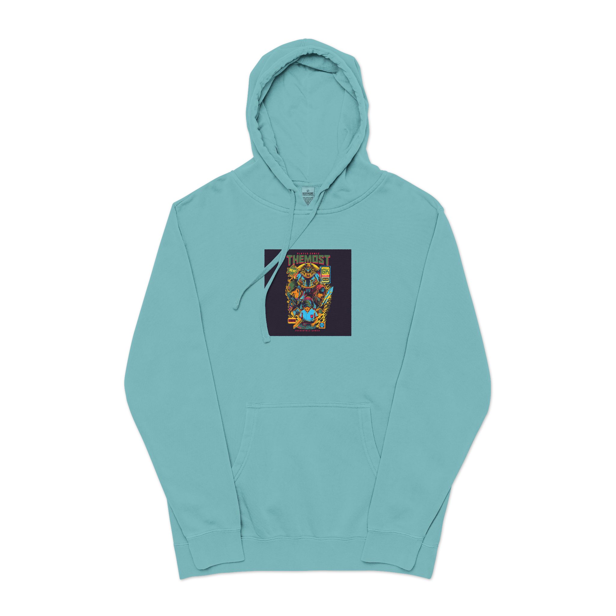The Most Unisex Pigment Dyed Hoodie Embroidery - Image 9